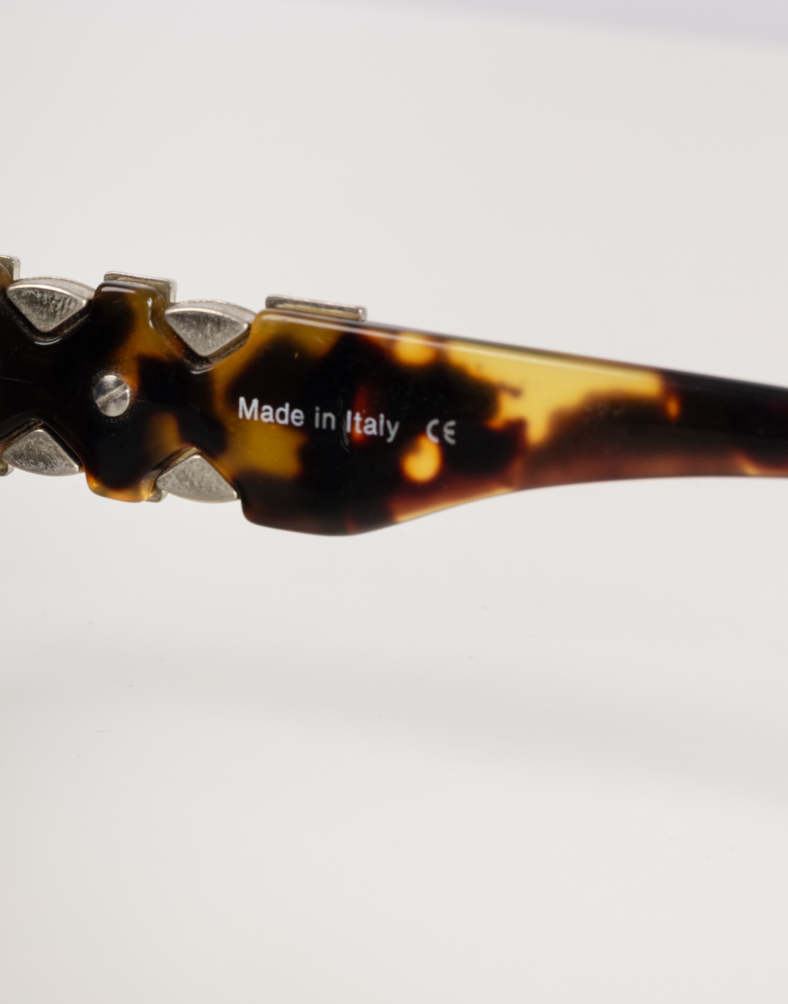 Vintage - Tortoiseshell rectangular sunglasses - Image 4