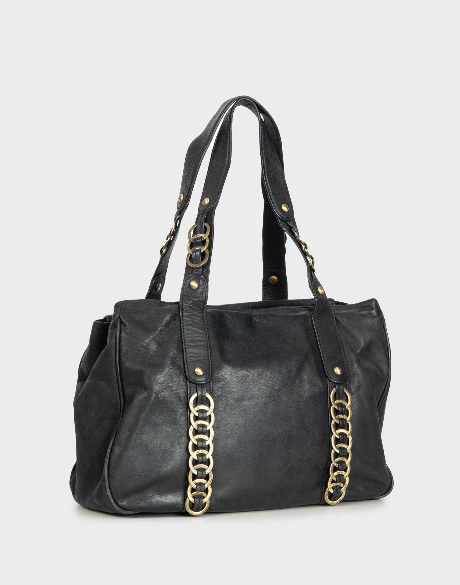 Just Cavalli - Tote bag nera in pelle anni 2000 - immagine 4
