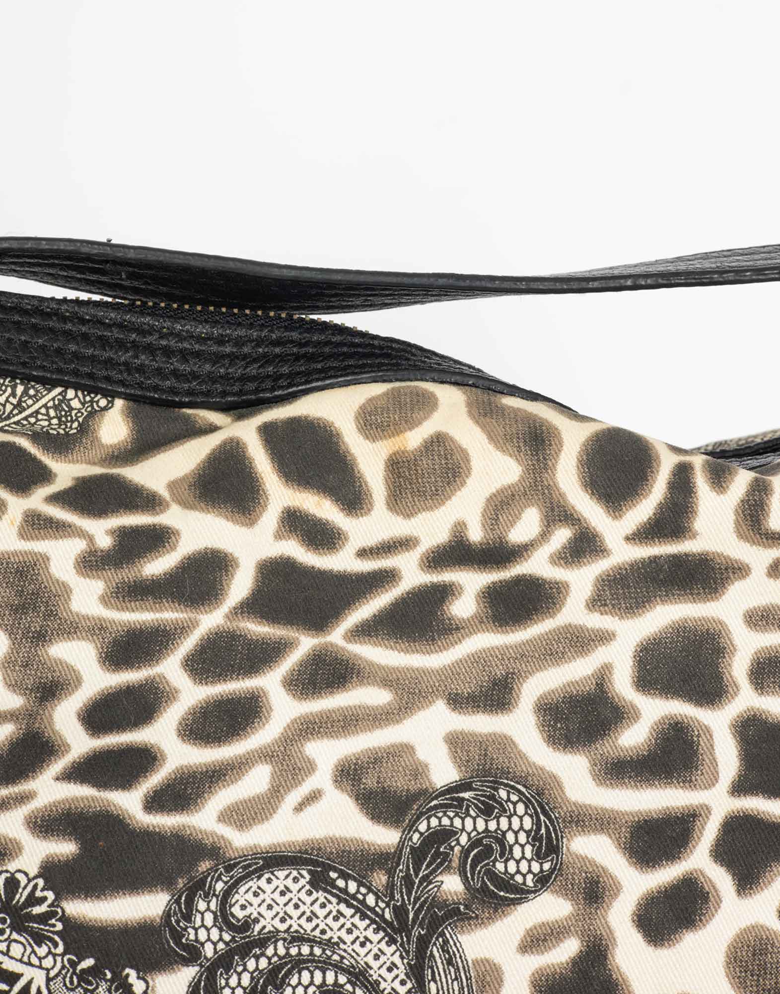 Just Cavalli - y2k Animal fabric hand bag - Image 7