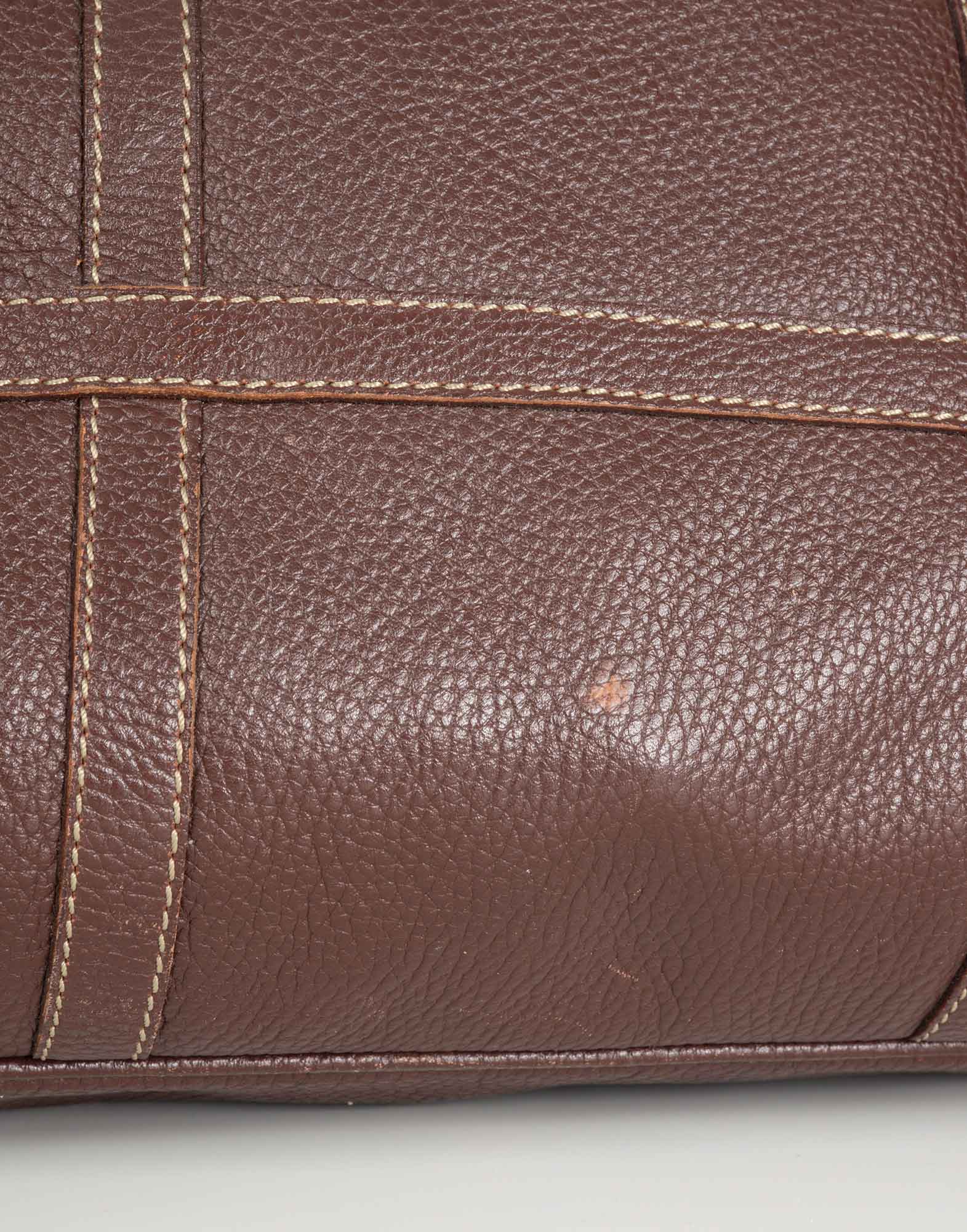 Valentino - Borsa a spalla marrone in pelle - immagine 7