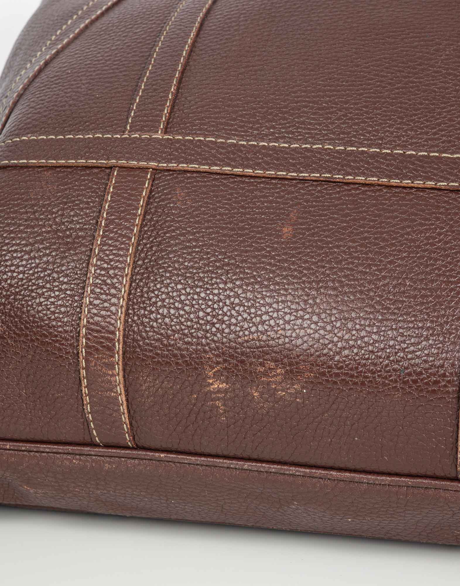 Valentino - Borsa a spalla marrone in pelle - immagine 8