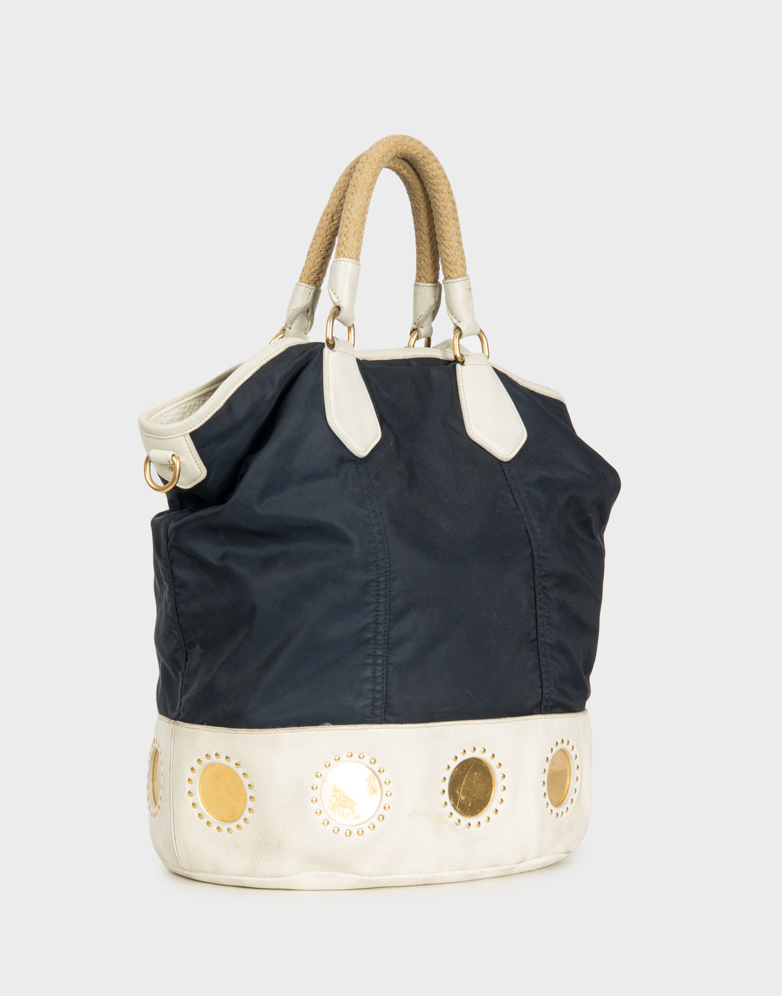 Prada - Blue canvas shoulder bag - Image 3