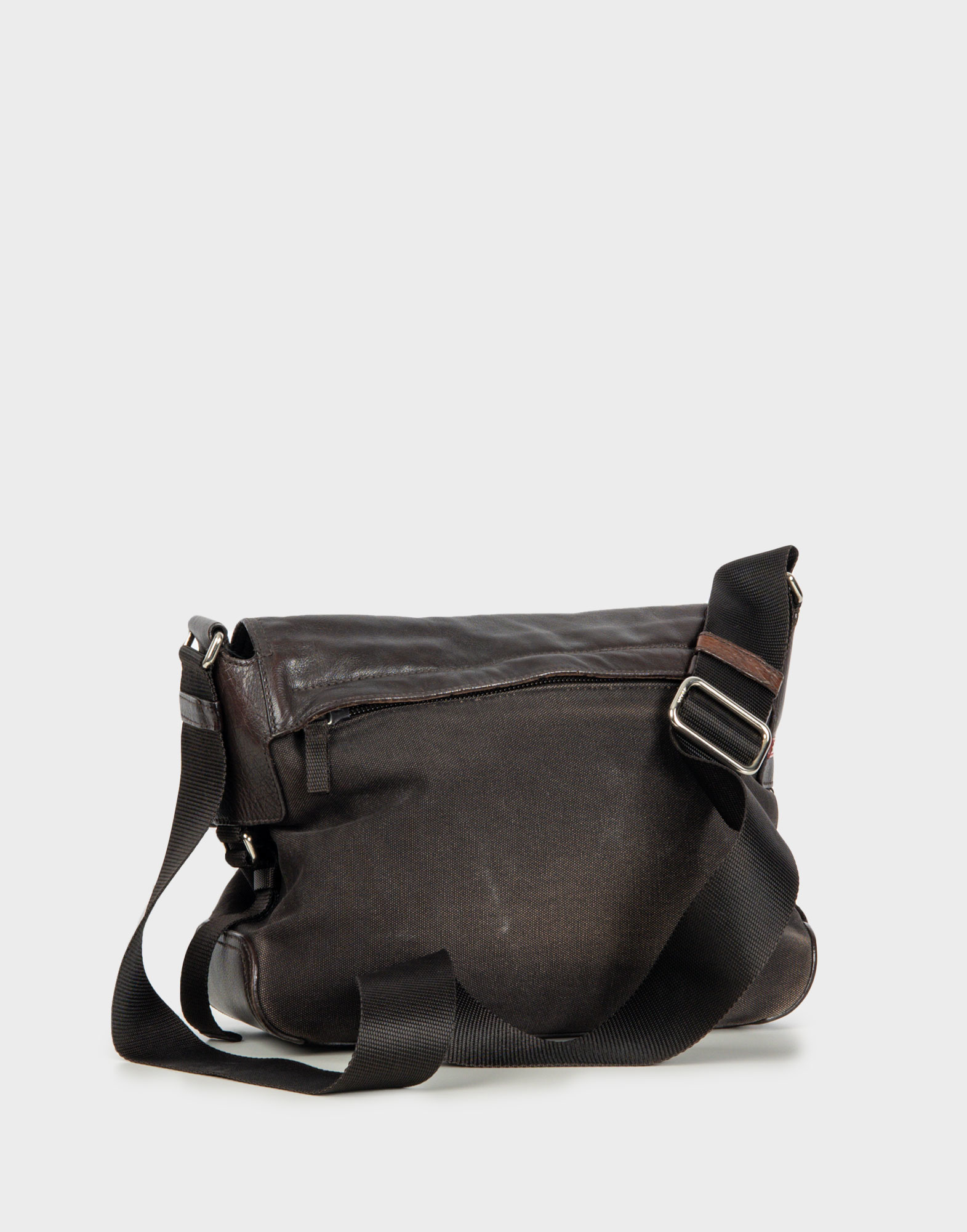 Prada - Brown canvas and leather bag - Image 3