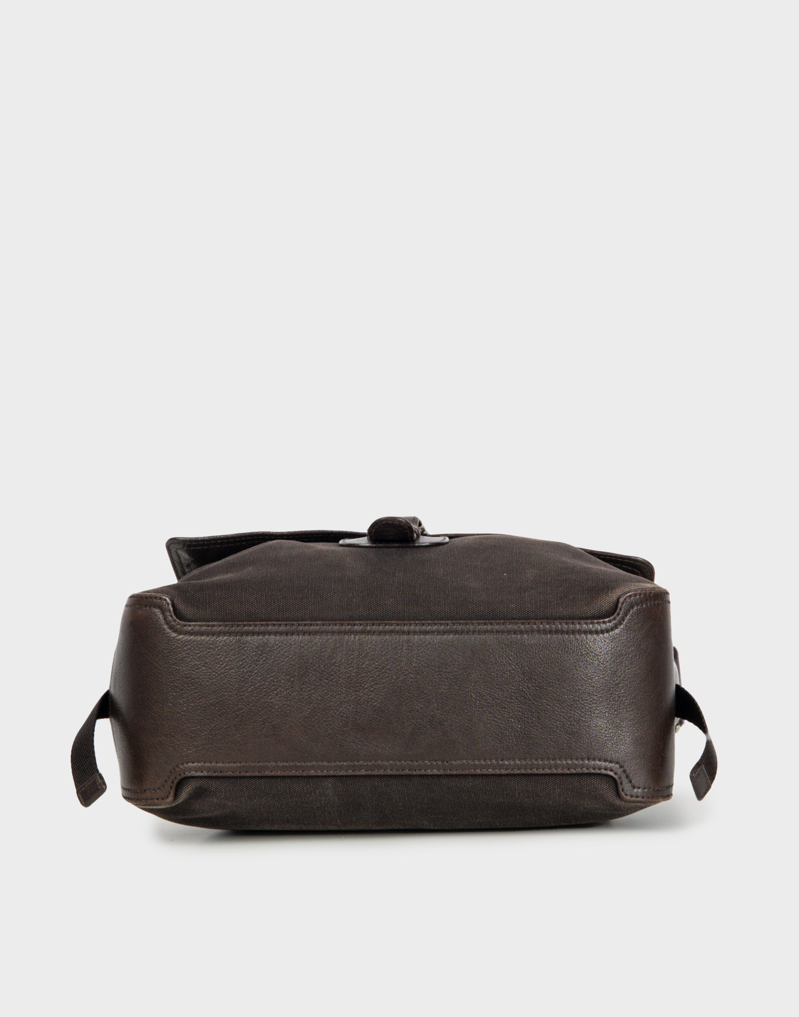 Prada - Brown canvas and leather bag - Image 4