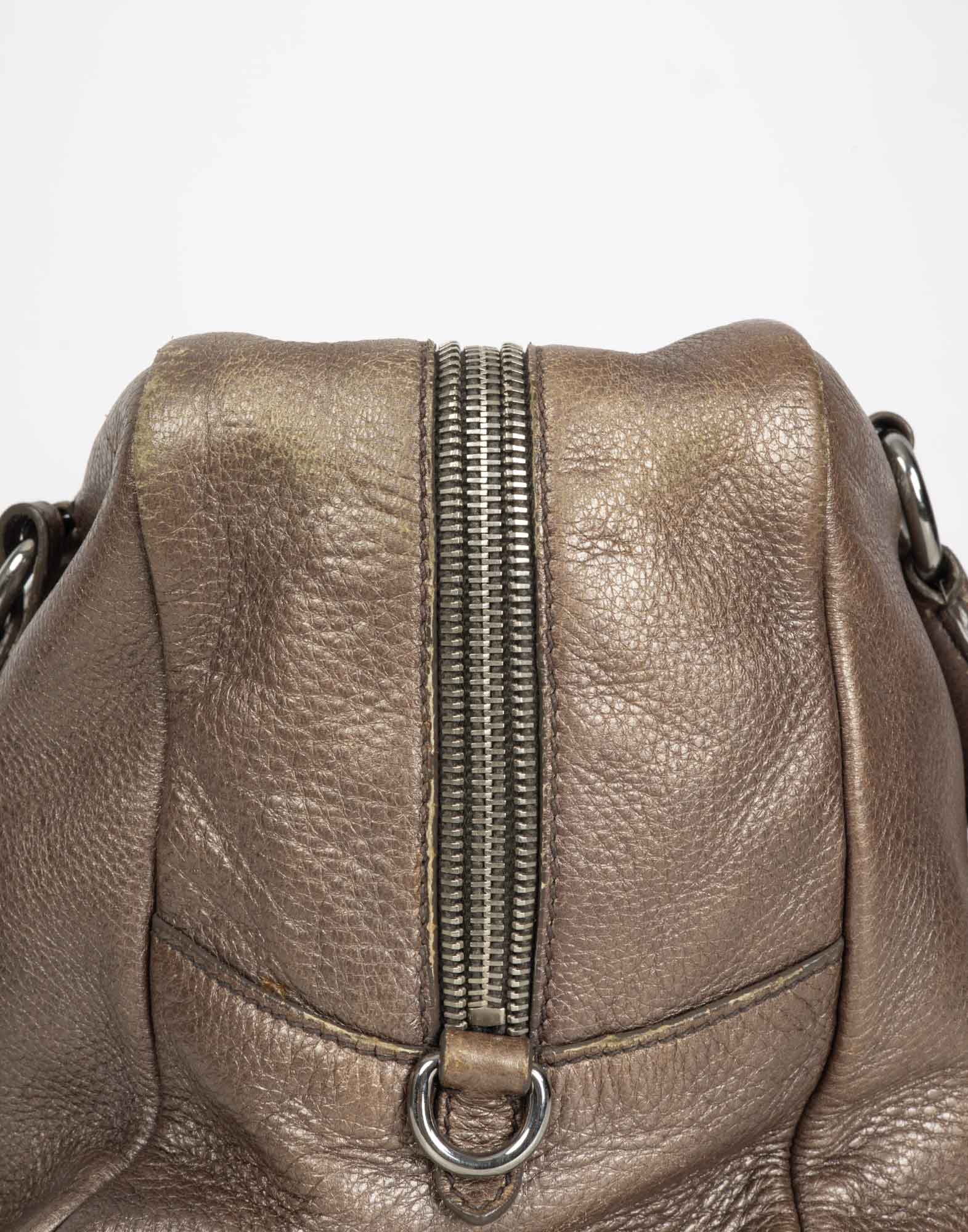 Prada - Borsa a spalla in pelle di vitello - immagine 7