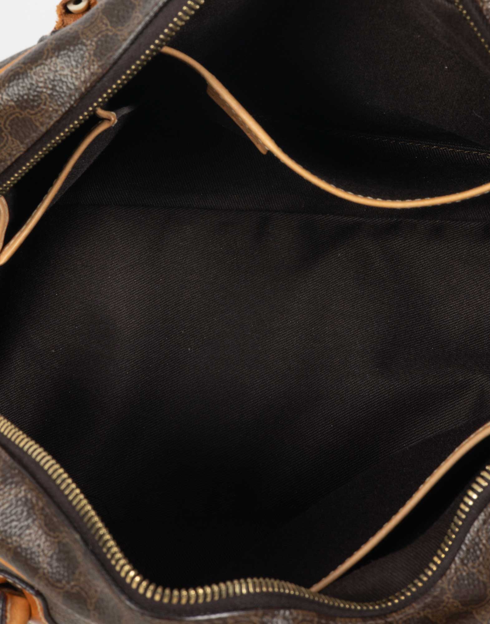 Celine - Brown macadam patterned bag - Image 10
