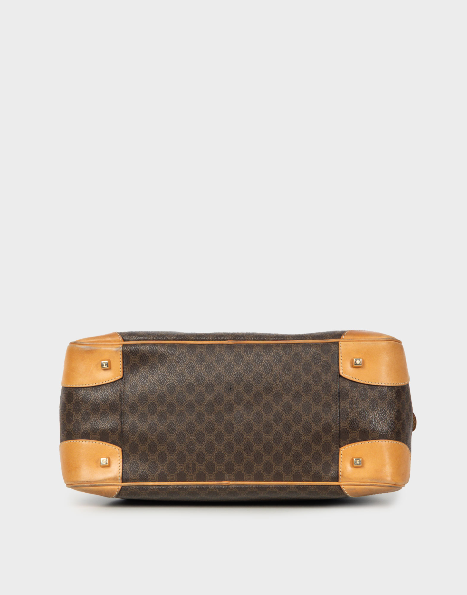Celine - Brown macadam patterned bag - Image 4