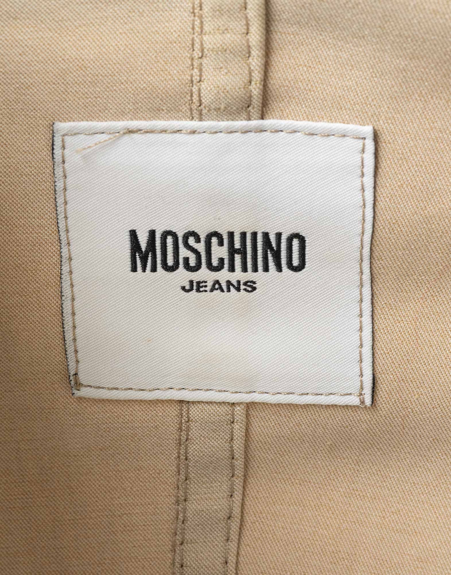 Moschino - Giacca beige in cotone anni 2000 - immagine 3