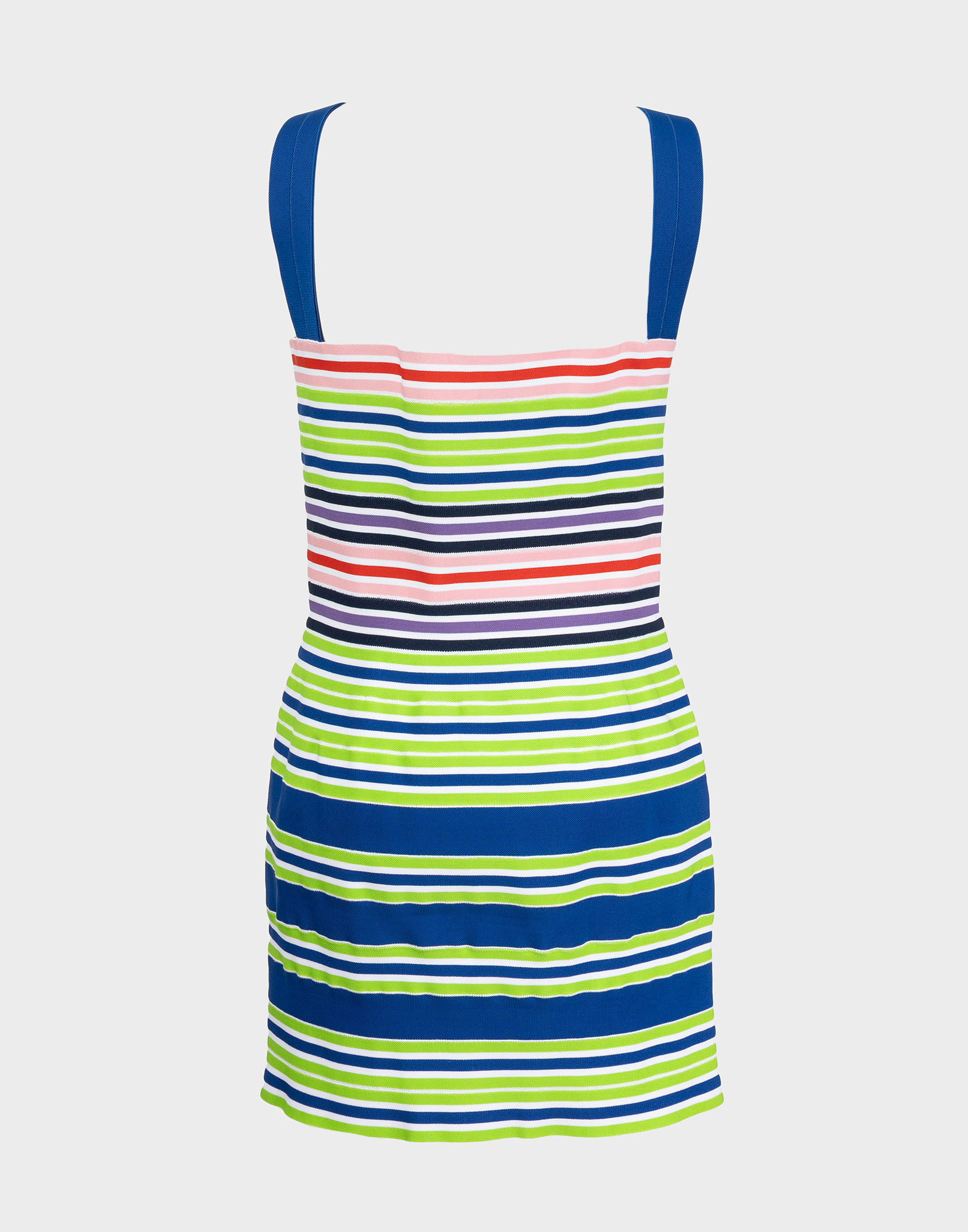 Dsquared - Vestito blu e verde a righe - immagine 2