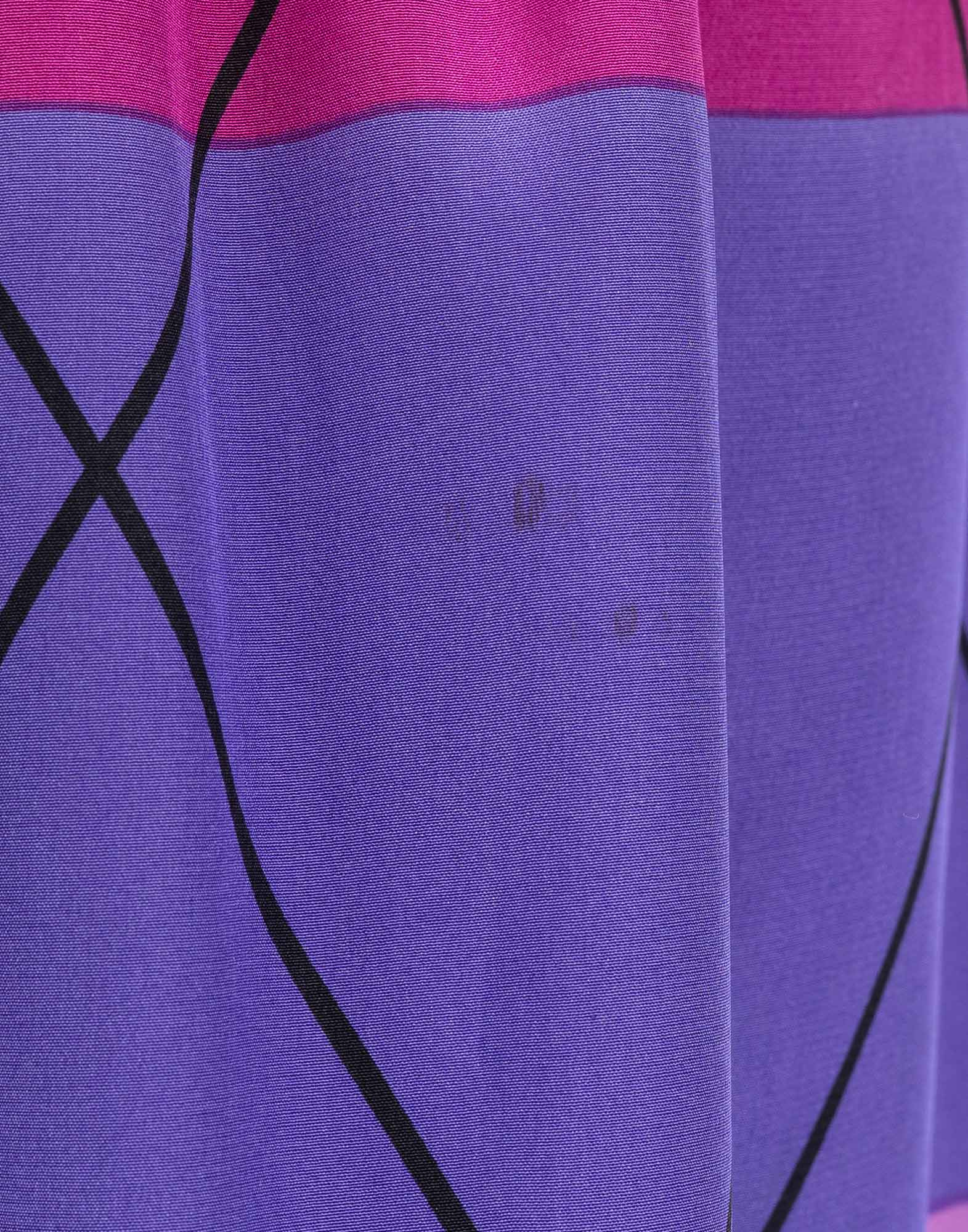 Louis Feraud - 80s violet chemisier dress - Image 6