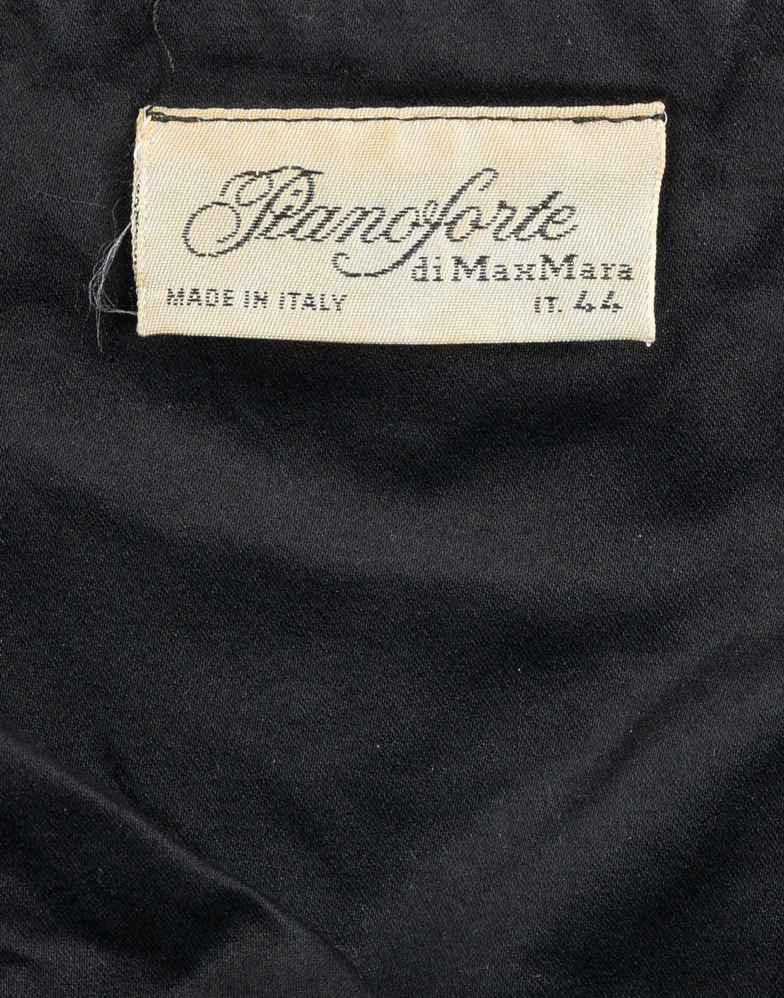 Max Mara - Vestito nero da sera anni '90 - immagine 3