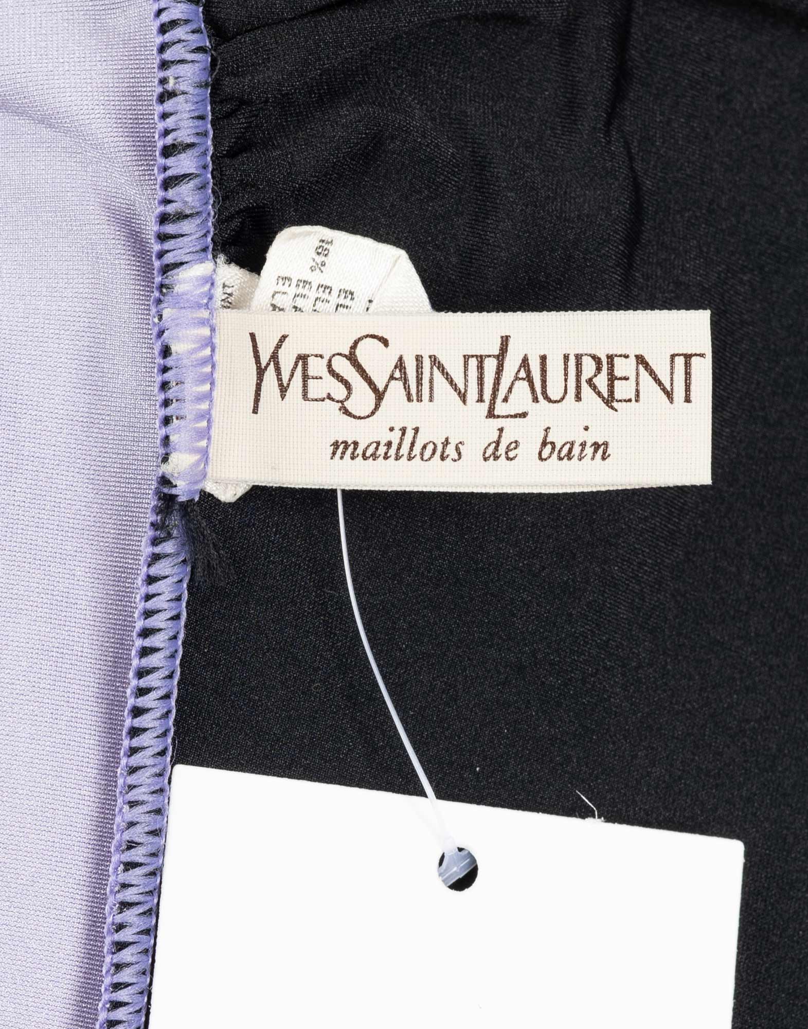 Yves Saint Laurent - Costume intero a fascia anni '80 - immagine 3