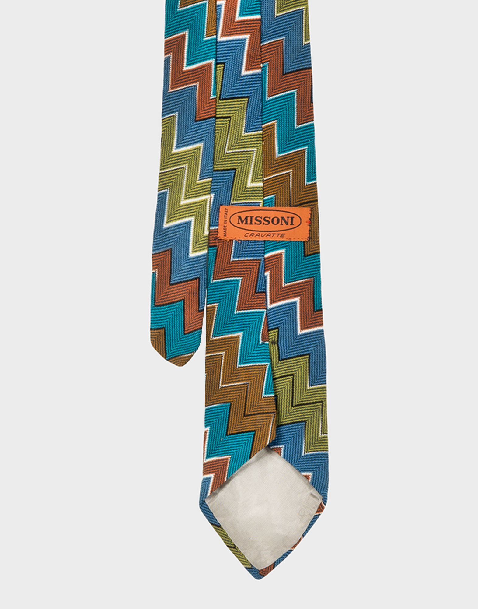 Missoni - 80s multicolored tie - Image 3
