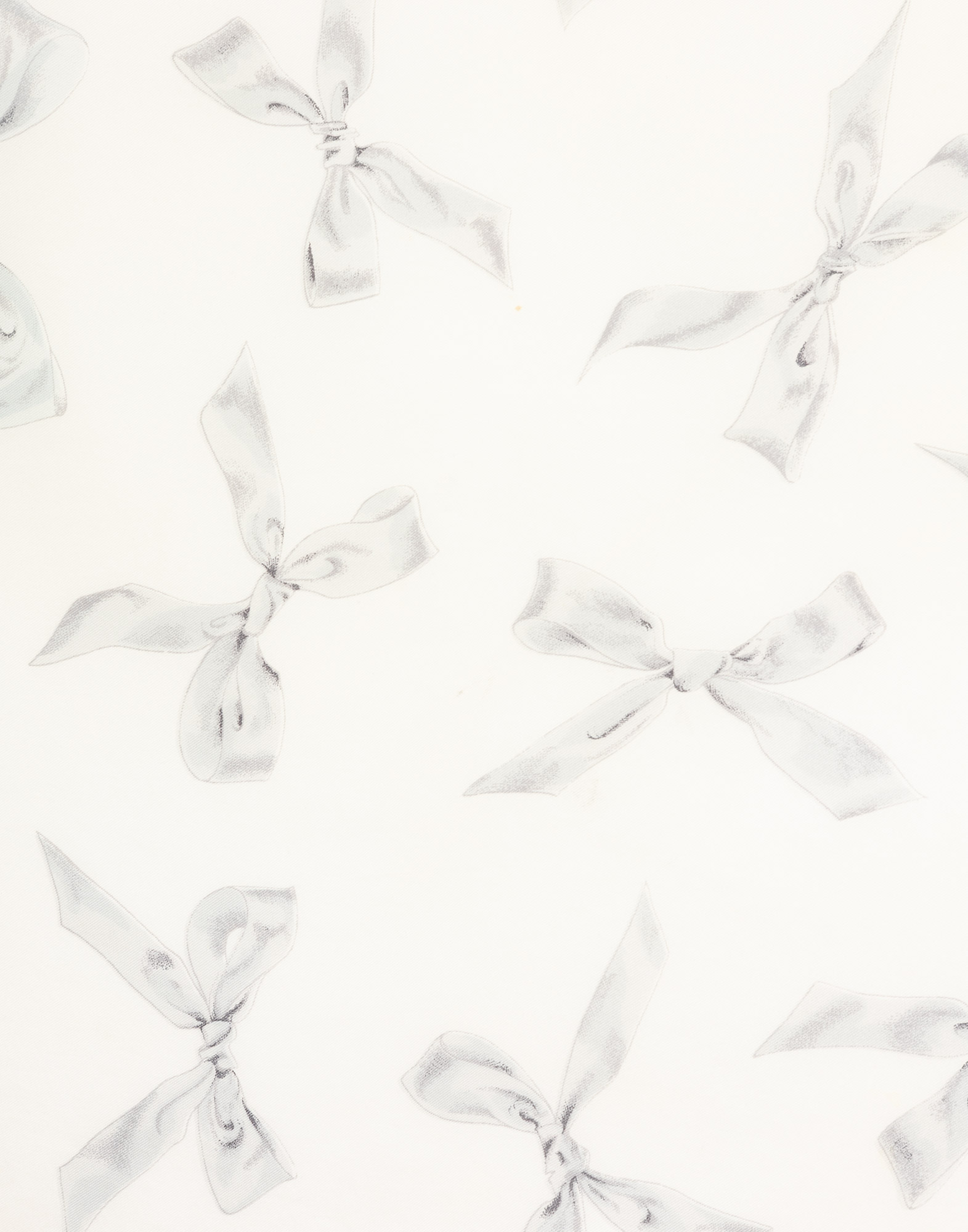 Christian Dior - 90s White scarf with bows - Image 3
