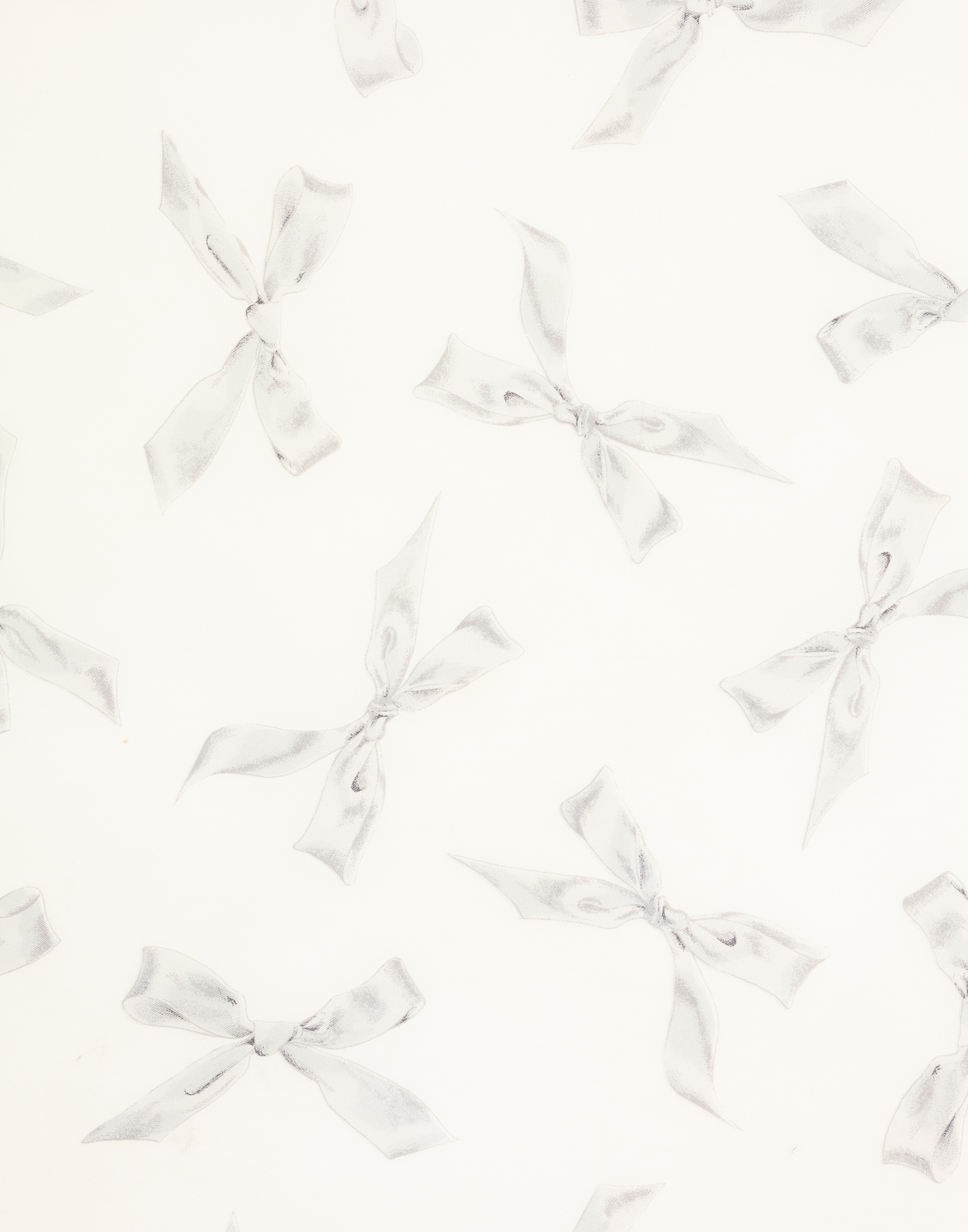 Christian Dior - 90s White scarf with bows - Image 4