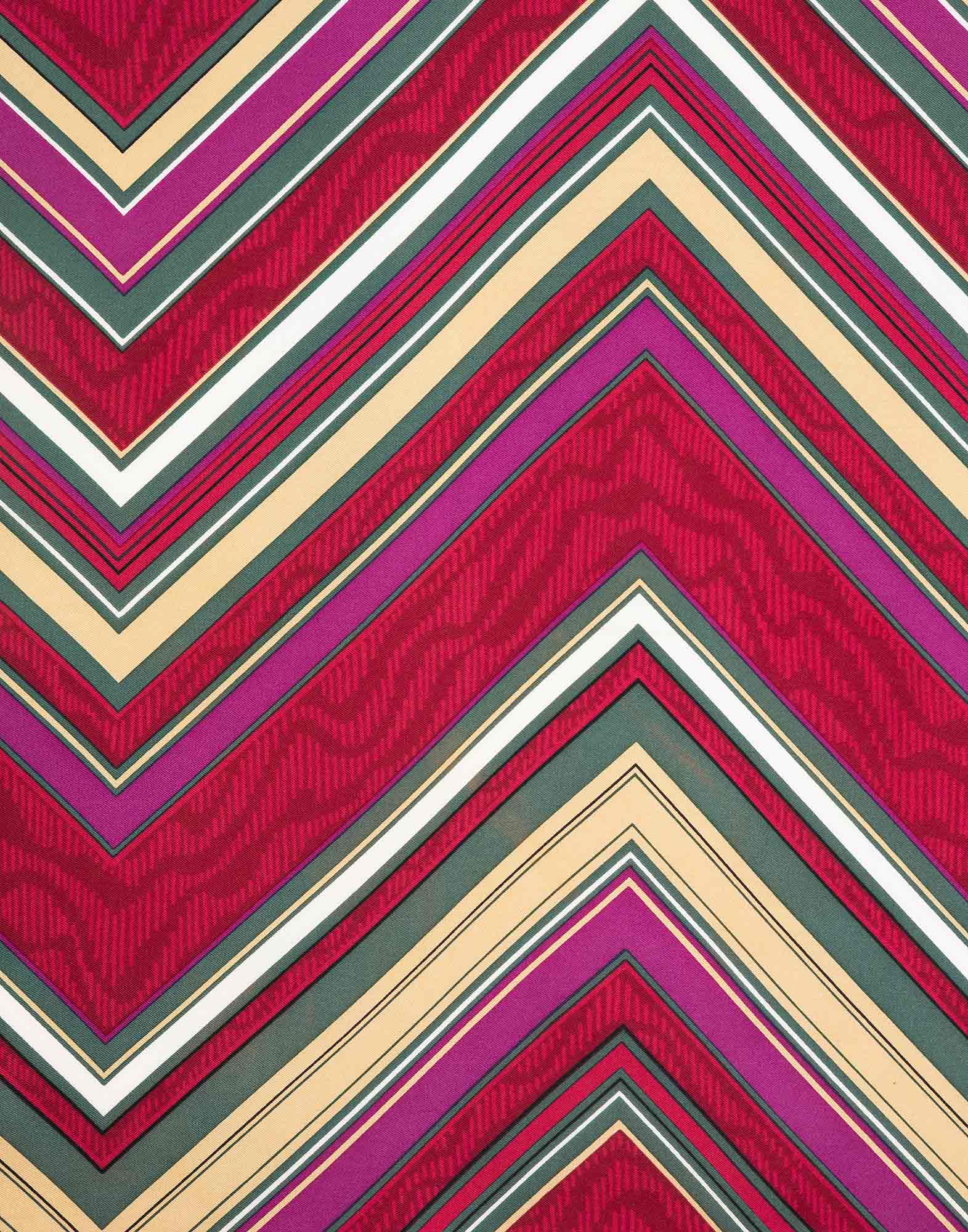 Christian Dior - Zig zag patterned silk scarf - Image 3