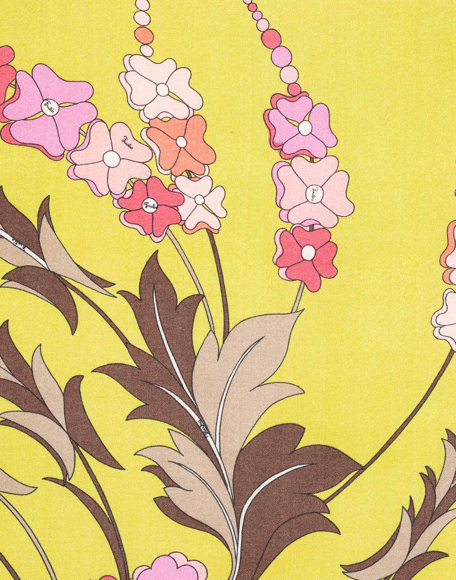 Emilio Pucci - Foulard giallo in seta anni '70 - immagine 4