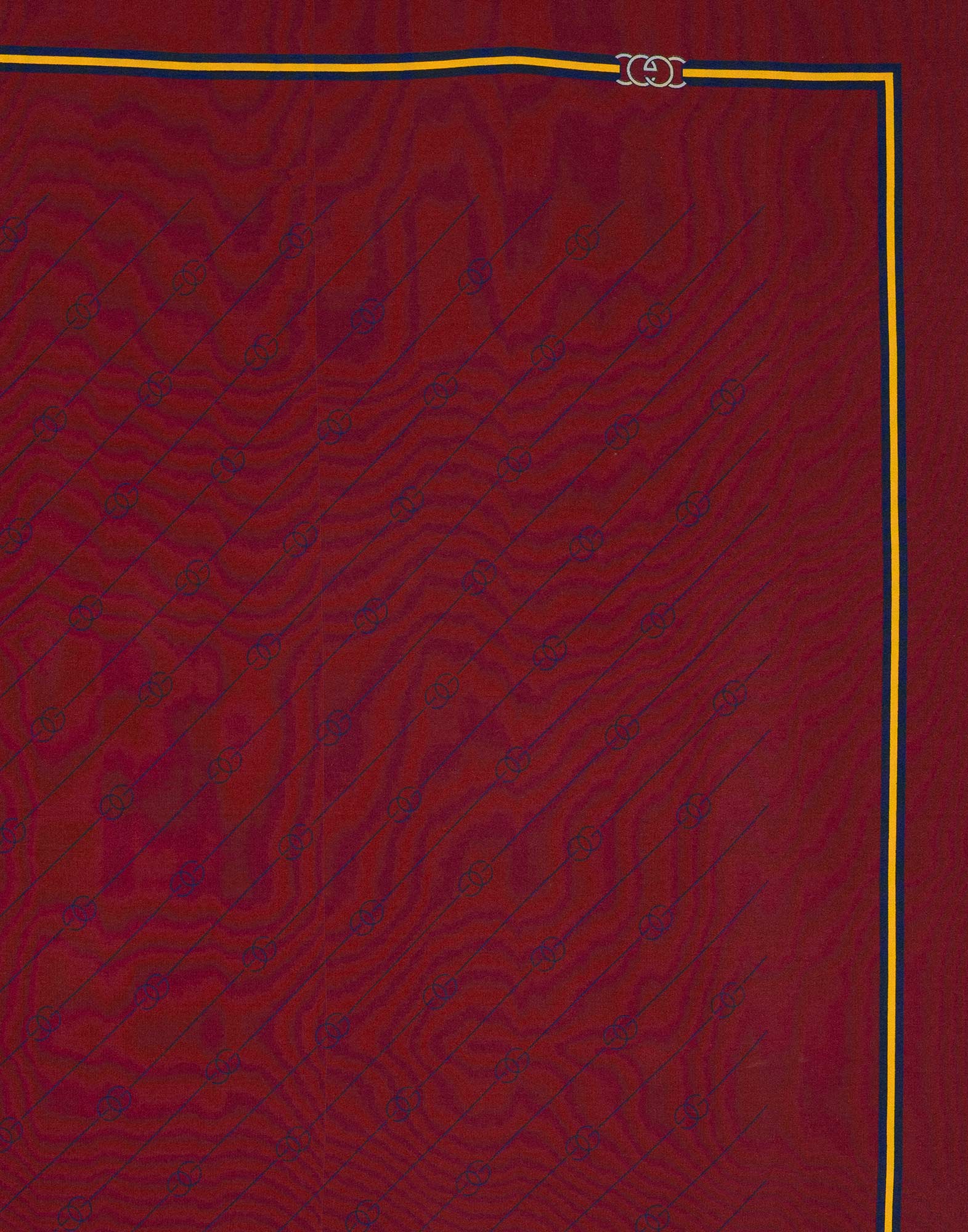Gucci - Foulard bordeaux con monogramma - Image 6