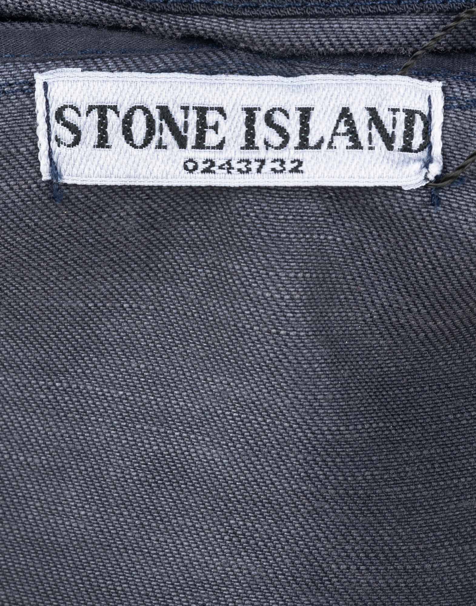 Stone Island - 90s blue three-pocket jacket - Image 4