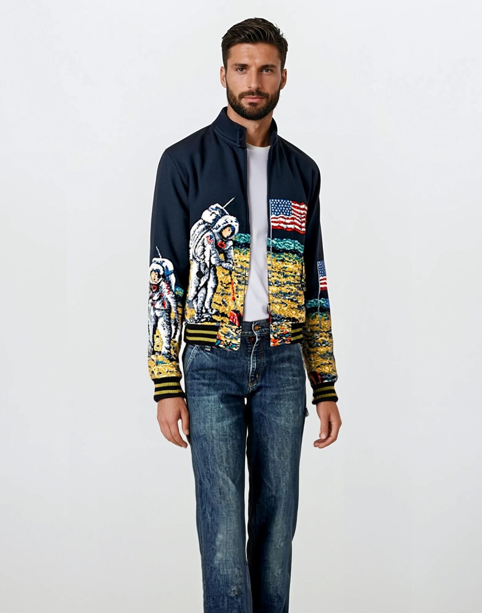 Saint Laurent - Giubbotto Moonlanding in cotone anno 2016 - immagine 4