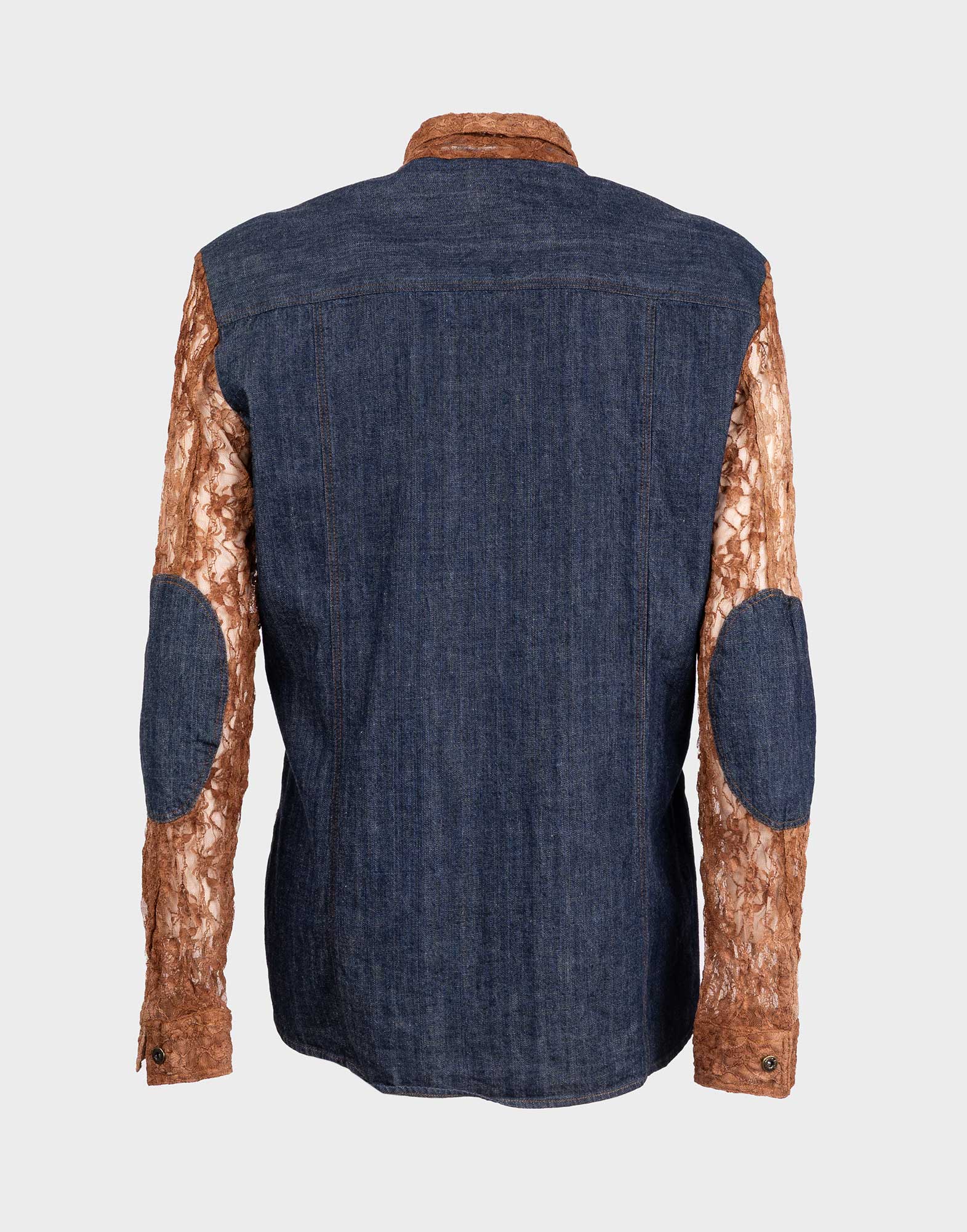 Dolce e Gabbana - Camicia 2000 in pizzo e denim - immagine 2