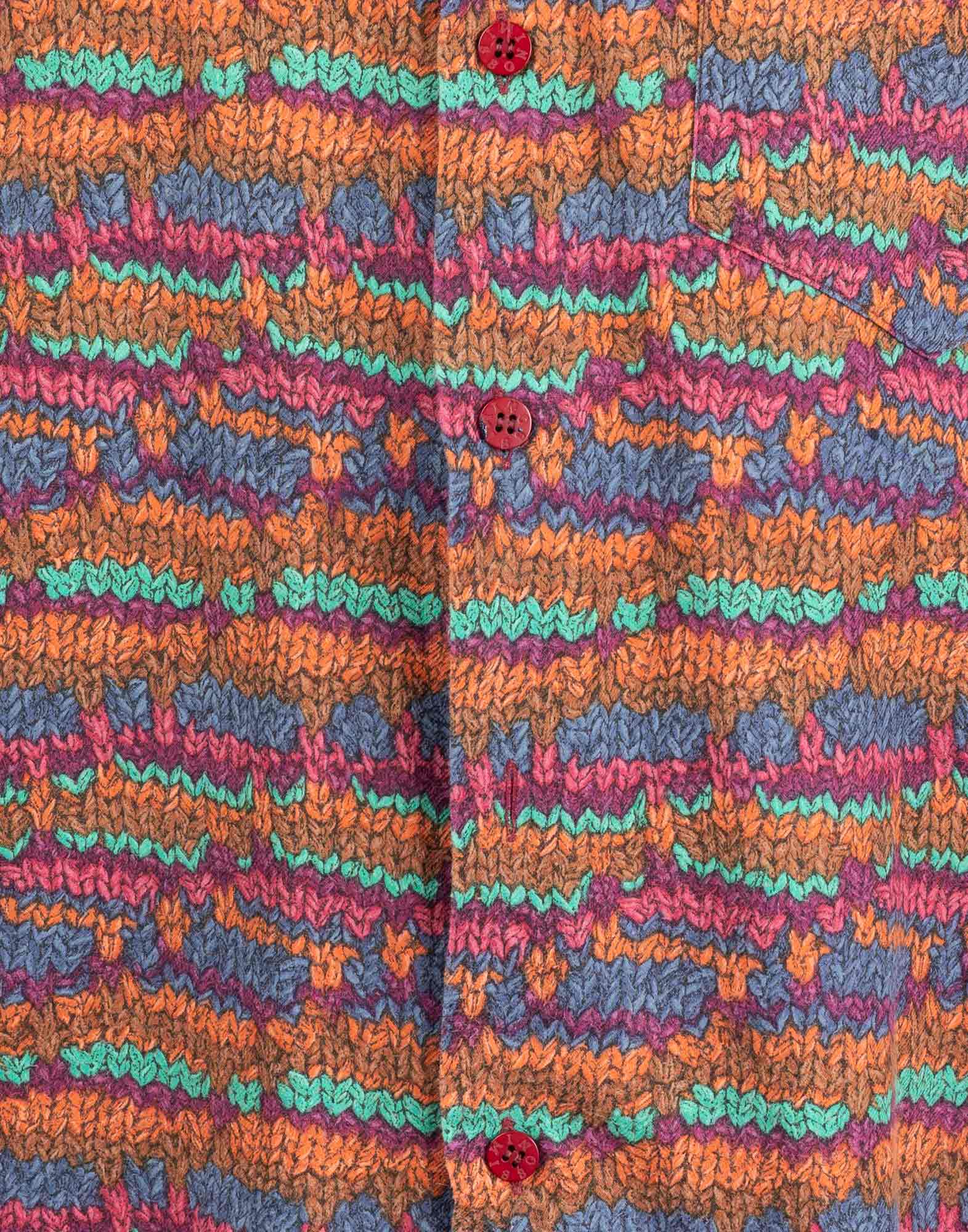 Missoni - Camicia colorata anni '80 in cotone - immagine 5