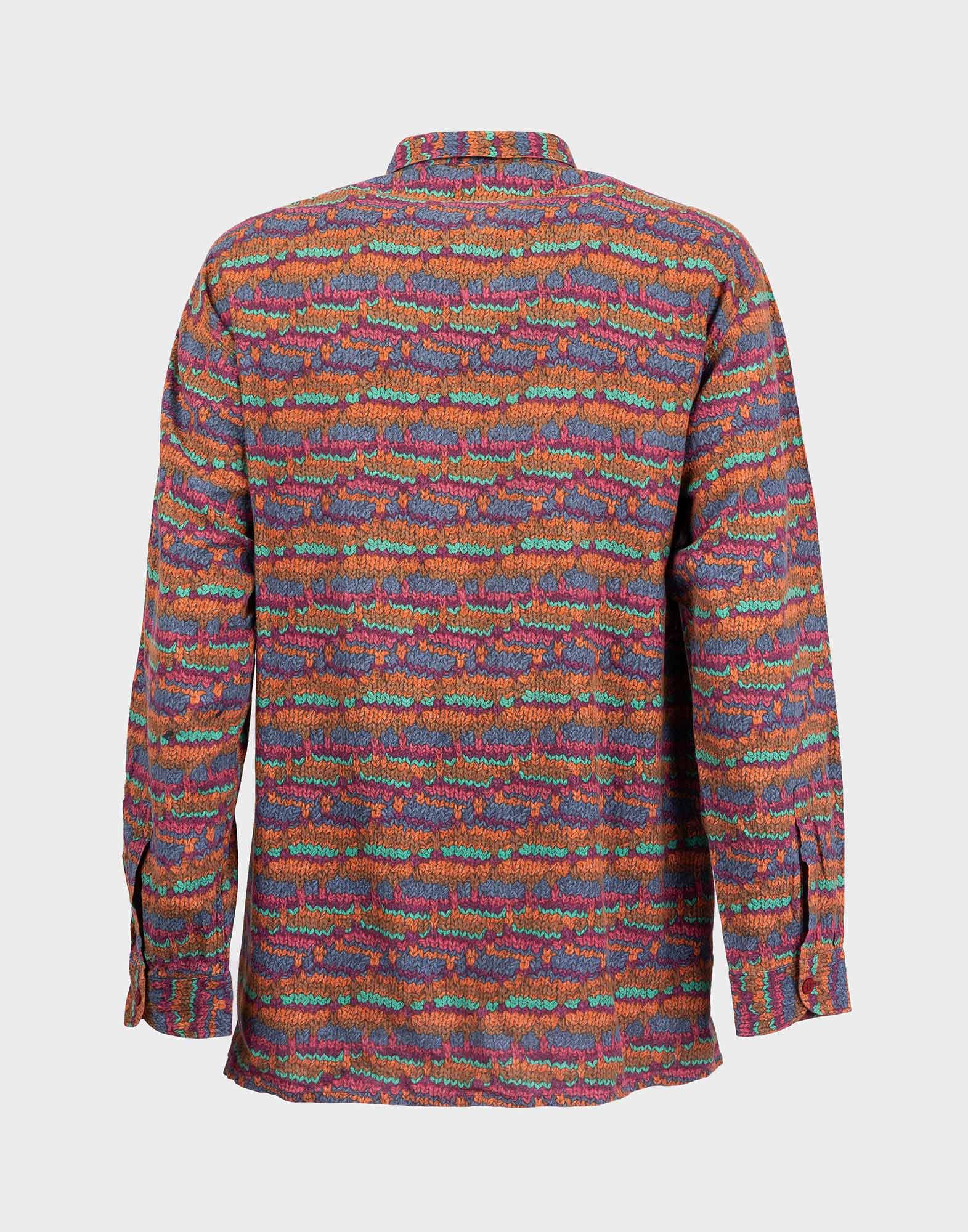 Missoni - Camicia colorata anni '80 in cotone - immagine 2