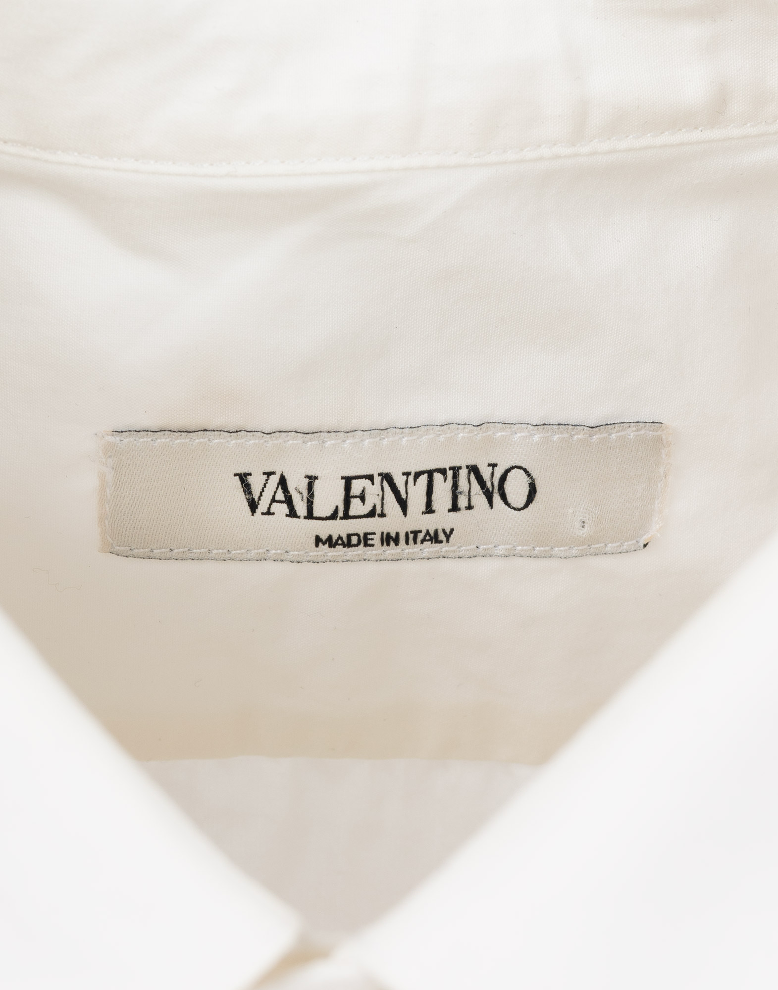 Valentino - Camicia bianca con ricami e borchie - immagine 3