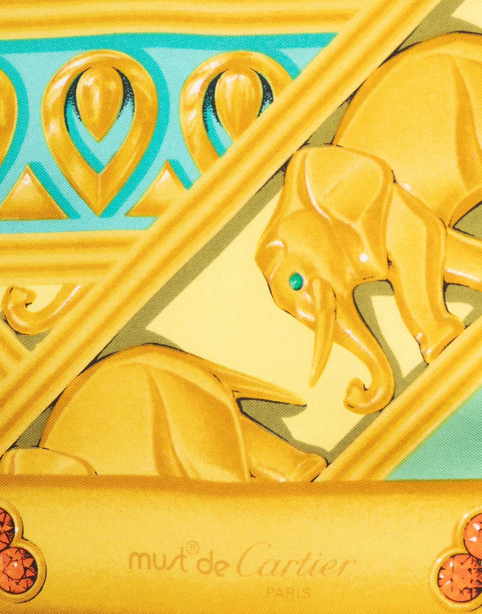 Cartier - Foulard 'La Route des Indes' in twill di seta - immagine 2