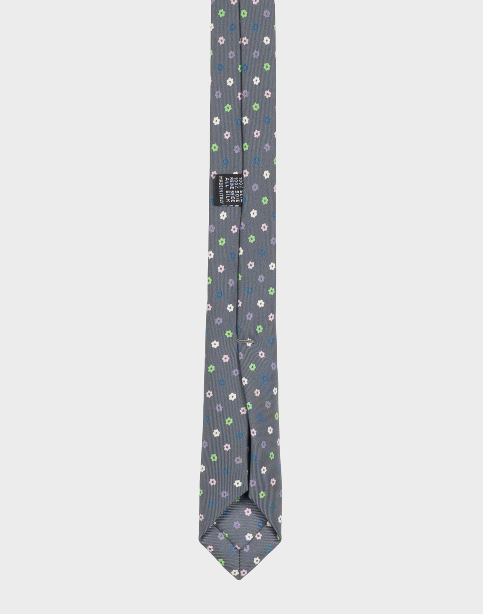 Marinella - 80s grey floral tie - Image 5