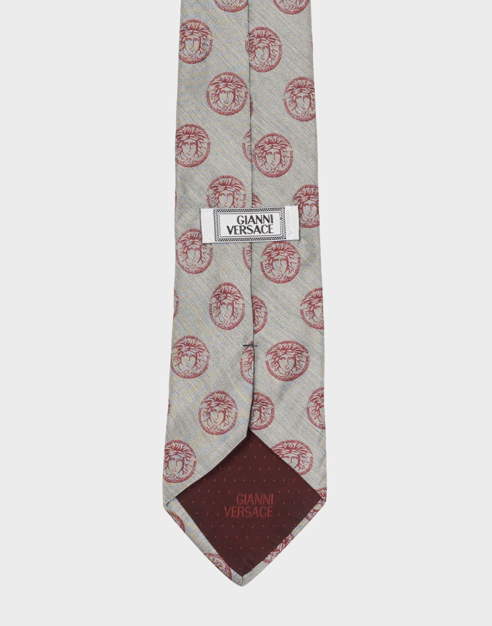 Gianni Versace - 80s grey tie - Image 4