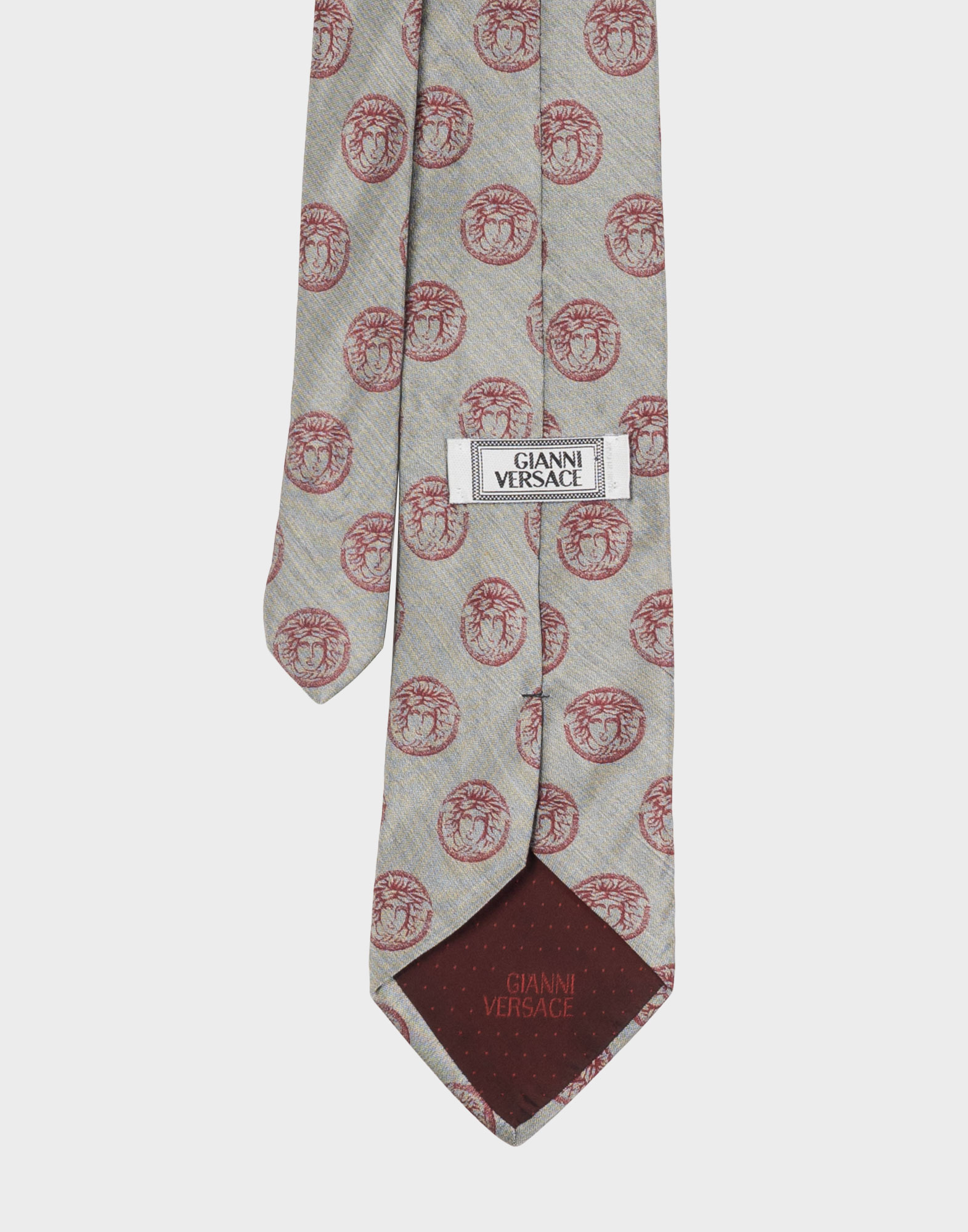 Gianni Versace - 80s grey tie - Image 3
