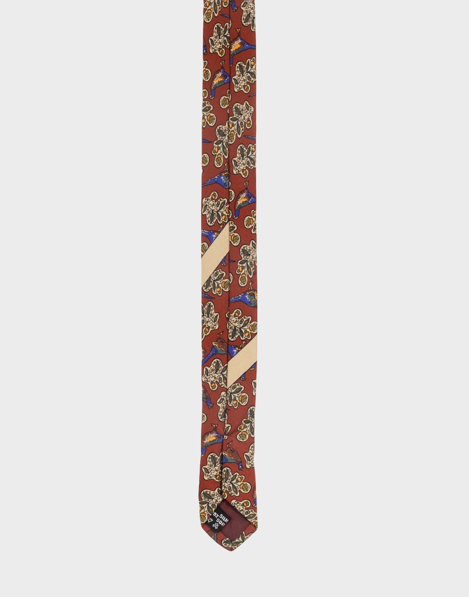 Salvatore Ferragamo - Red tie with 90s pattern - Image 5