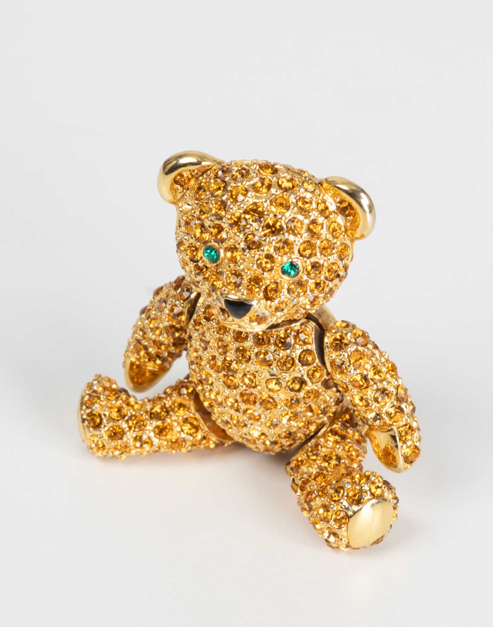 Vintage - Spilla orsetto con strass - Image 2