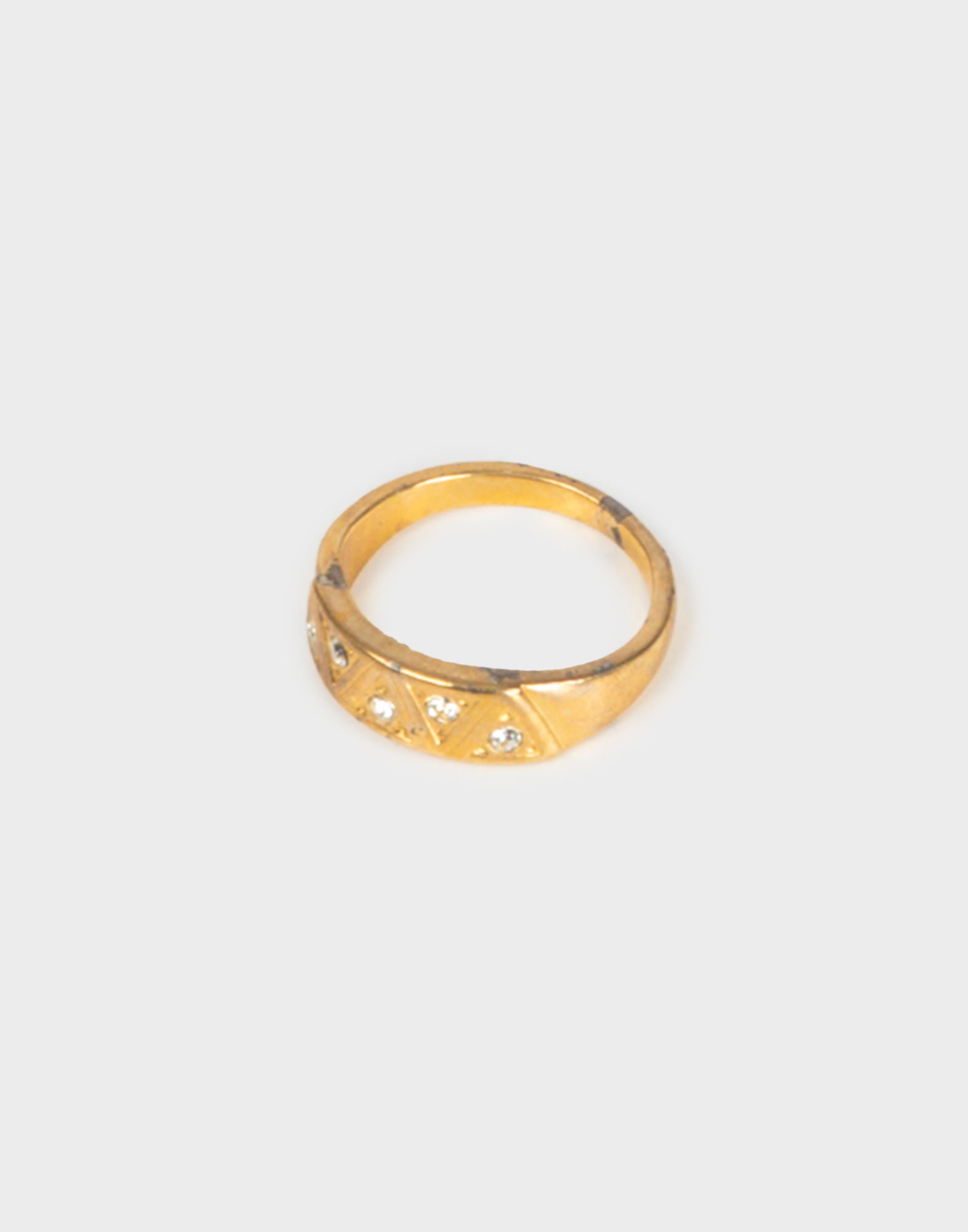 Vintage - Anello dorato anni '90 - immagine 3