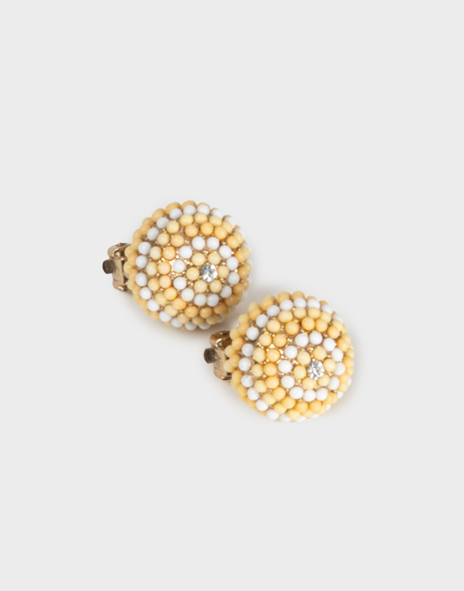 Vintage - Orecchini a clip con perline - immagine 3