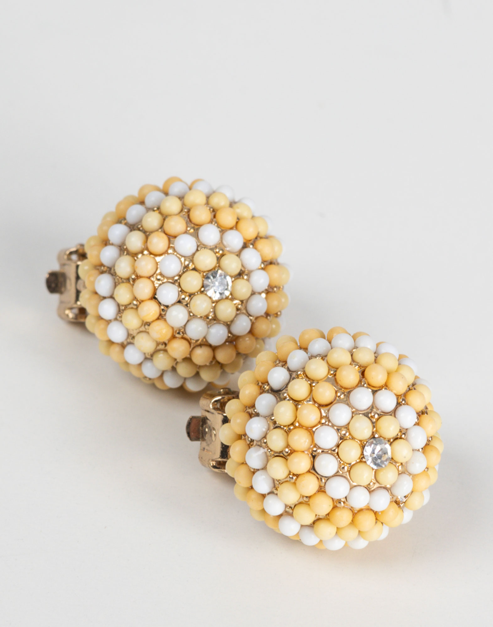 Vintage - Orecchini a clip con perline - immagine 2