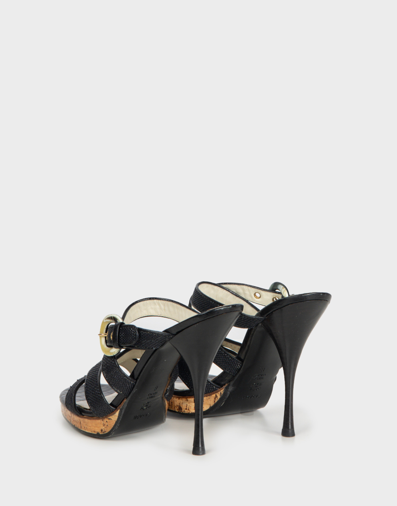 Casadei - Black sandals with straps - Image 3