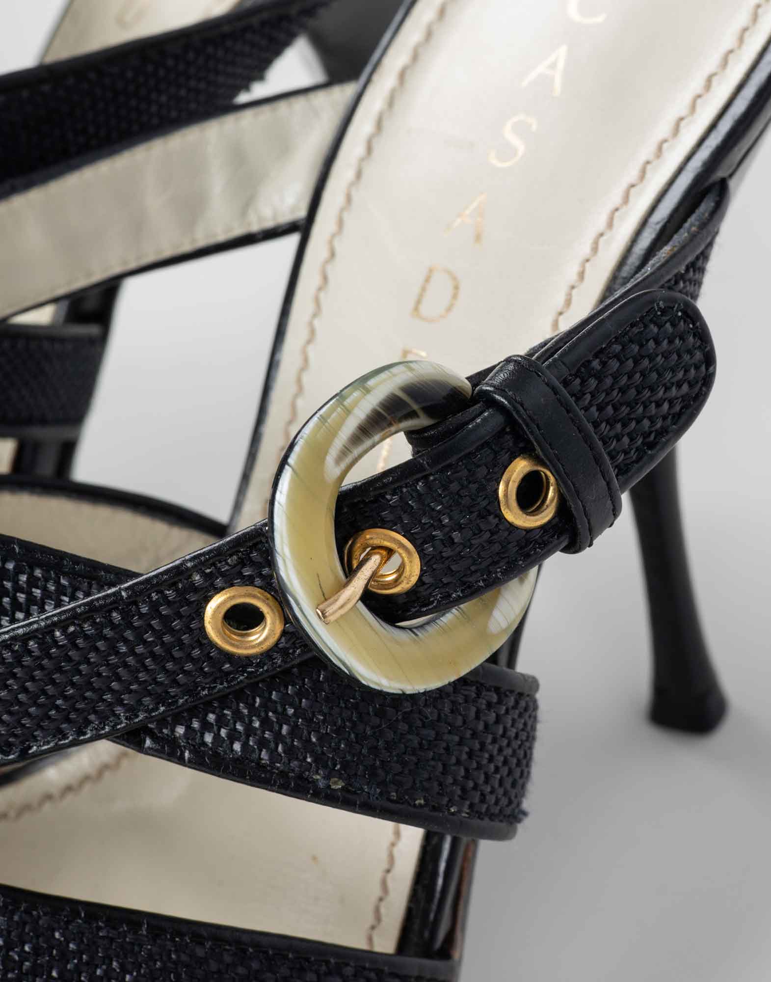 Casadei - Black sandals with straps - Image 6