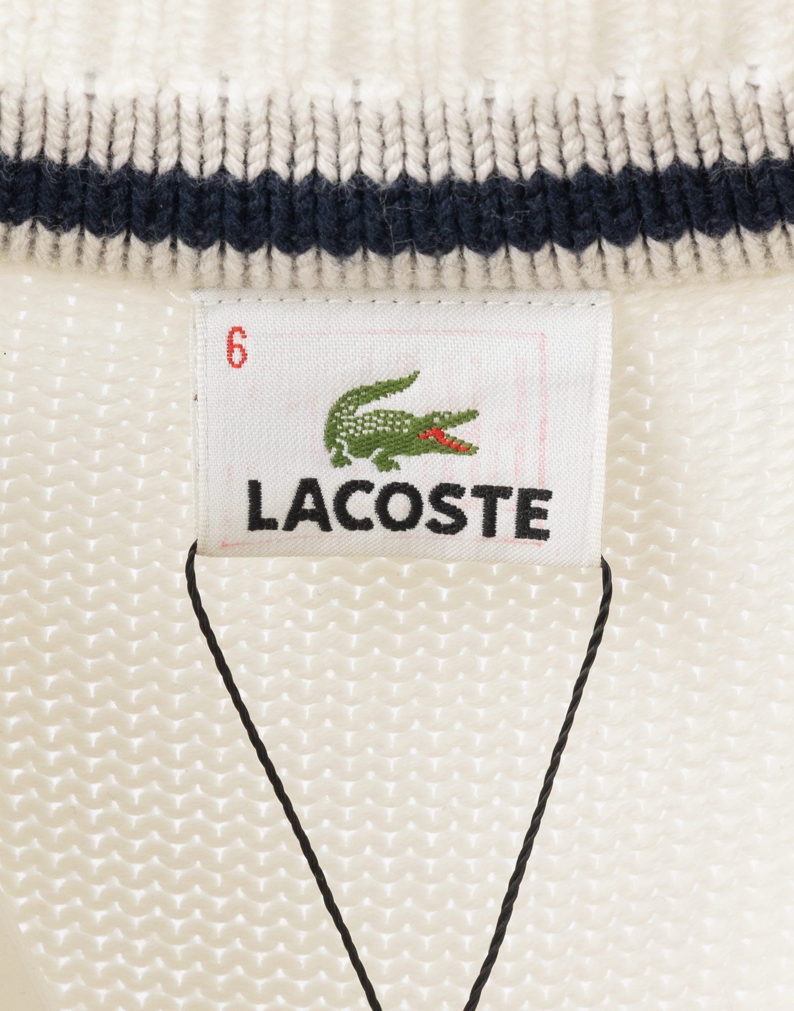 Lacoste - White wool tennis vest - Image 3