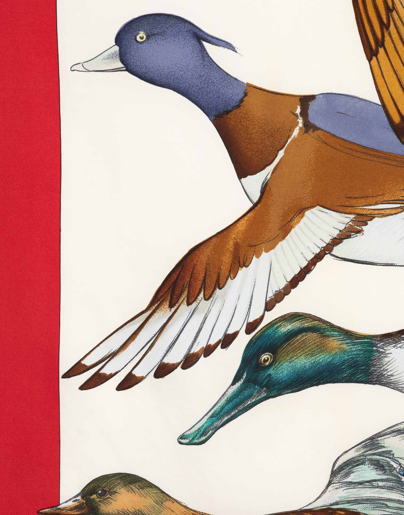 Hermes - Foulard 'Sauvagine en vol' anni '80 - immagine 4