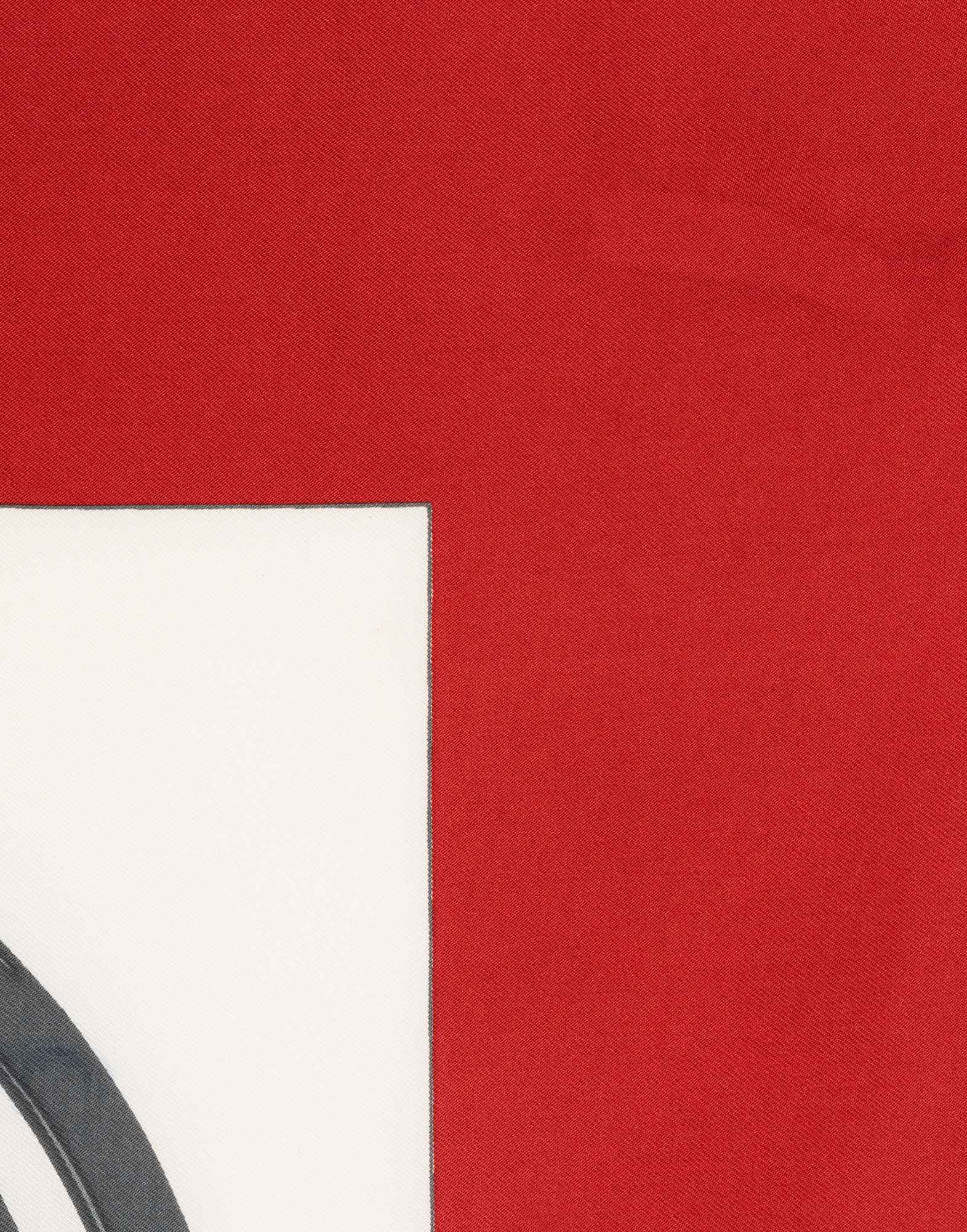 Hermes - 90s red ‘Brides de Gala’ Scarf - Image 7