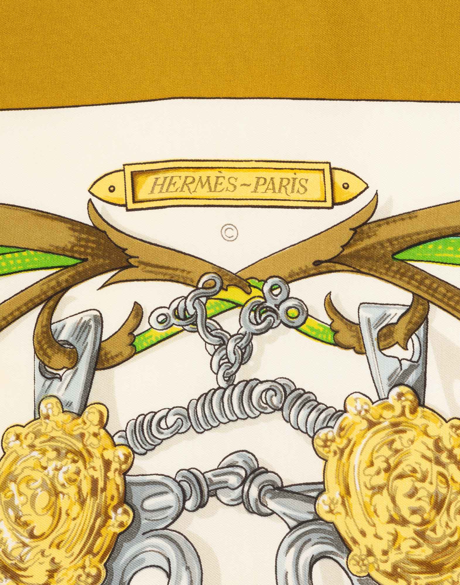 Hermes - 1980s ‘Le Mors a La Conetable’ scarf - Image 3