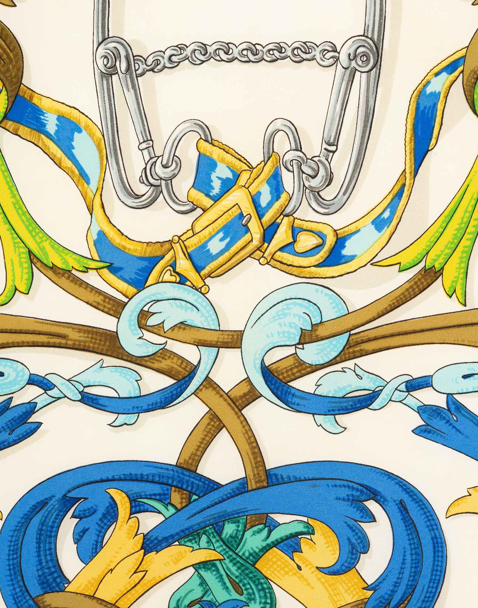 Hermes - 1980s ‘Le Mors a La Conetable’ scarf - Image 4