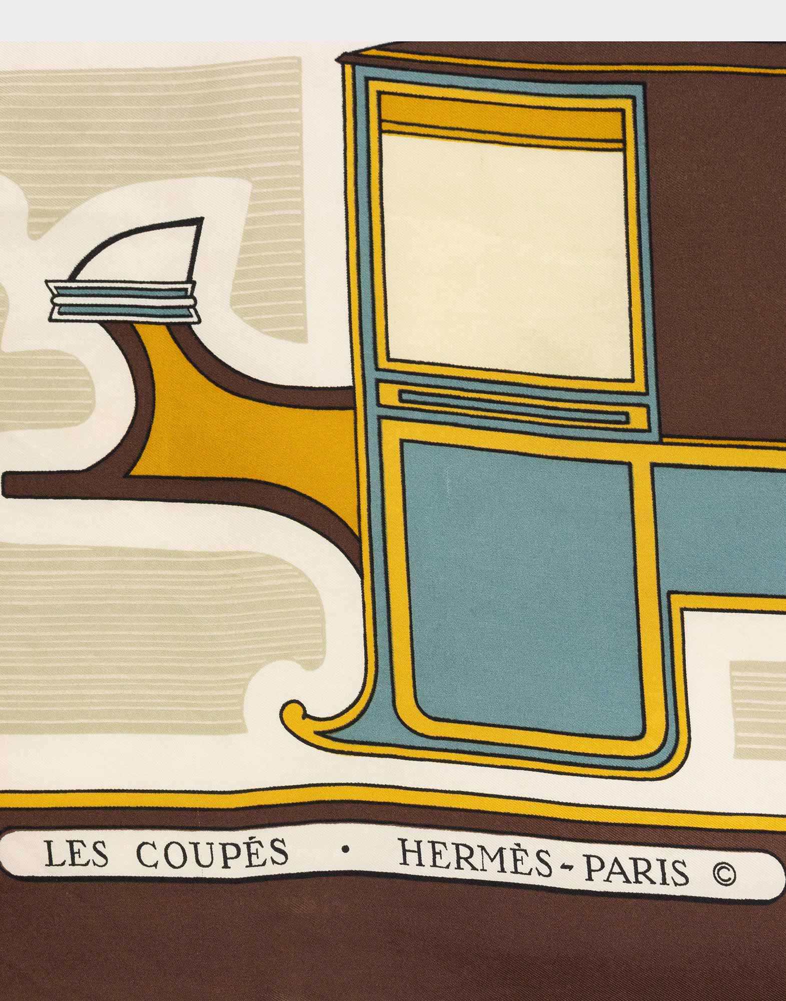 Hermes - 1970s ‘Les Coupes’ scarf - Image 2