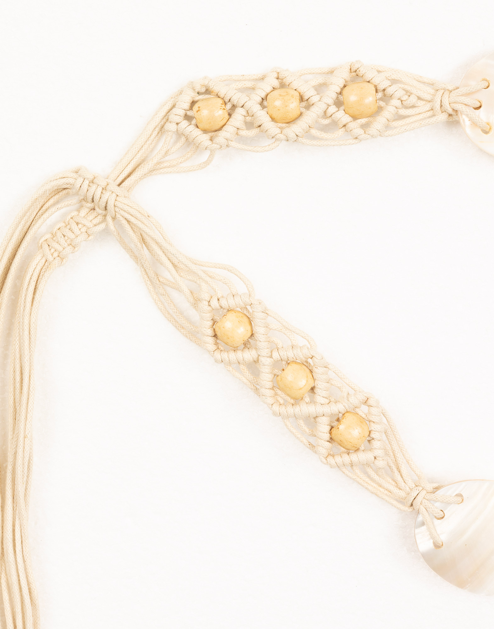 Vintage - Beige 2000s boho belt - Image 3