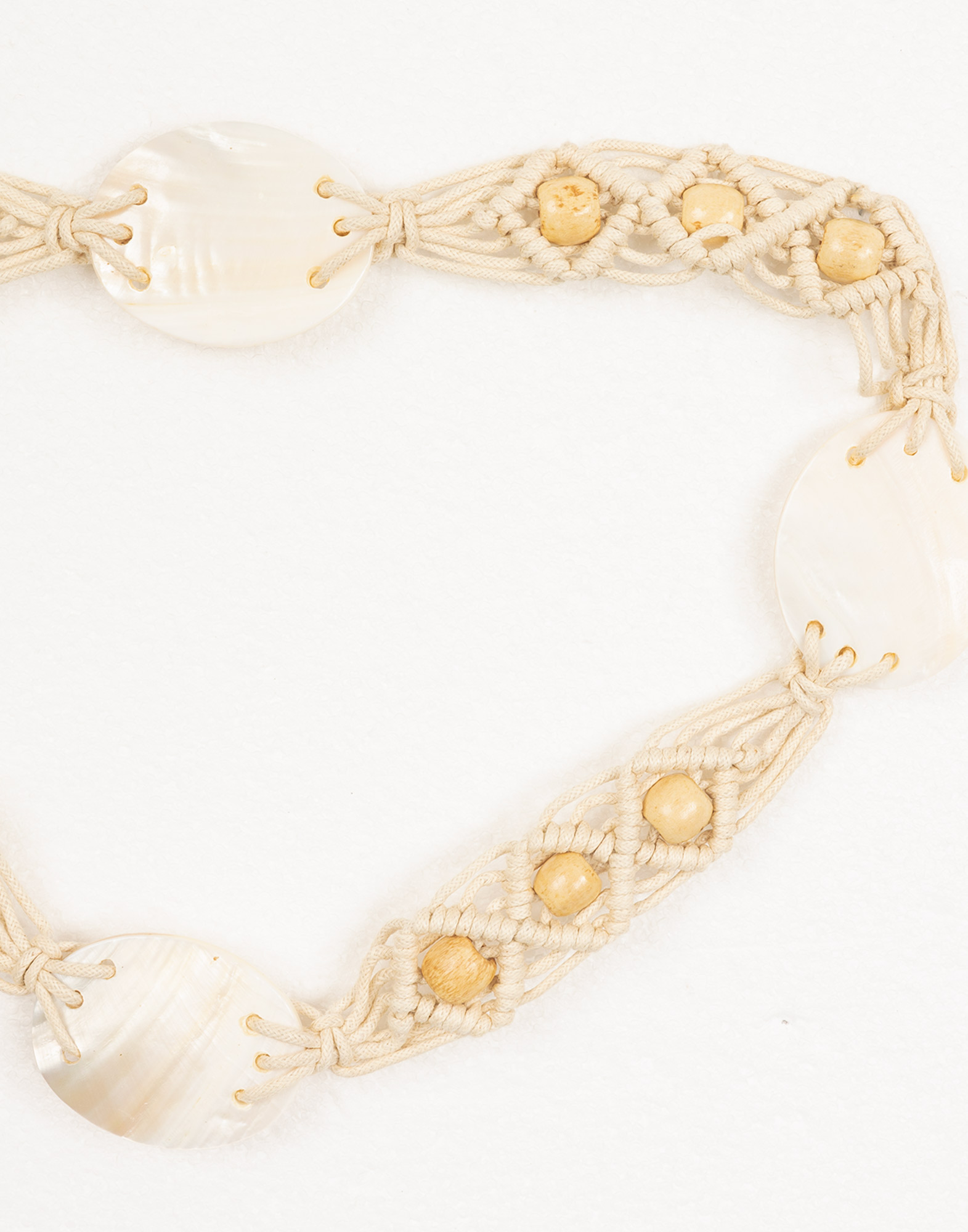 Vintage - Beige 2000s boho belt - Image 2