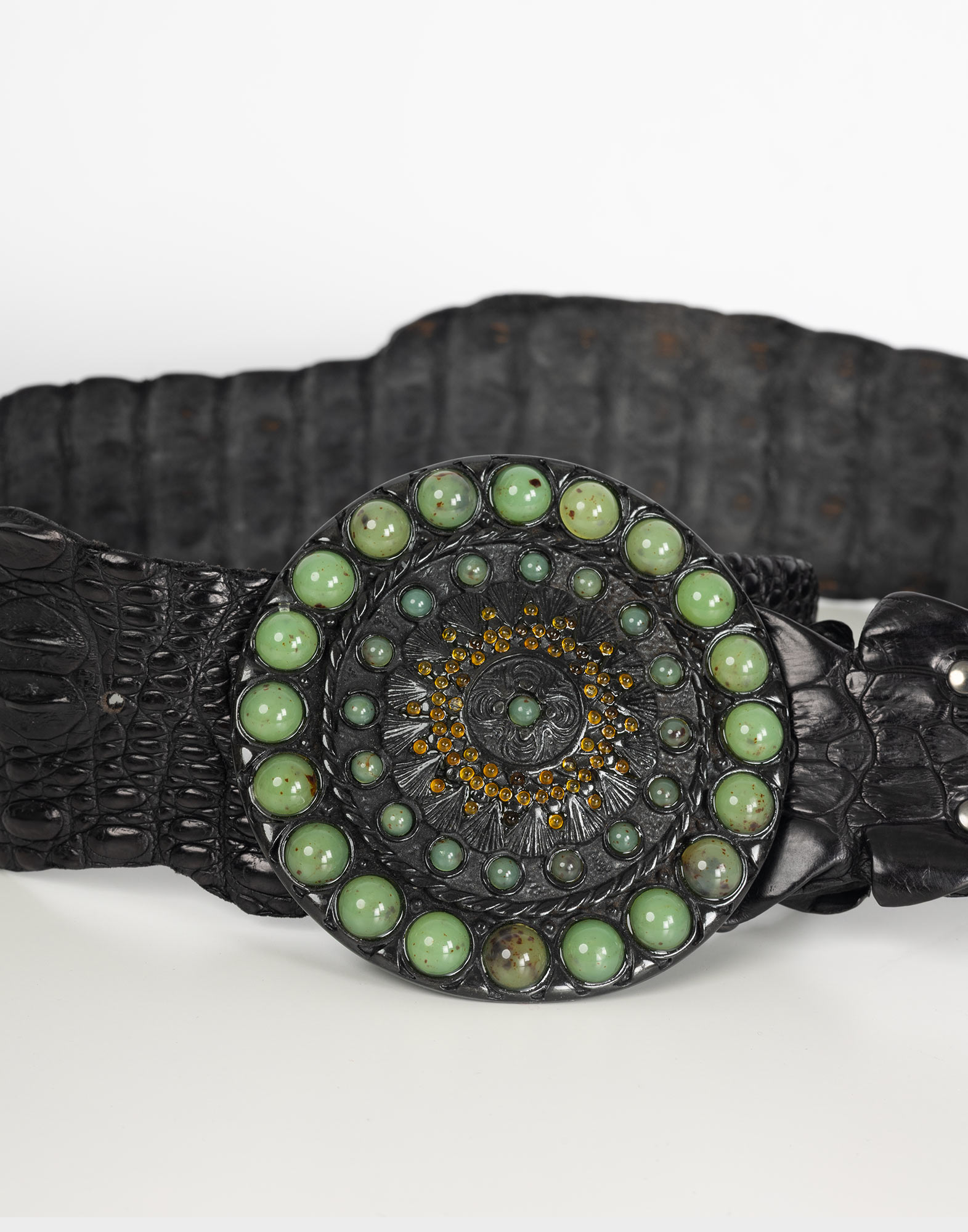 Vintage - 2000s python leather belt - Image 2