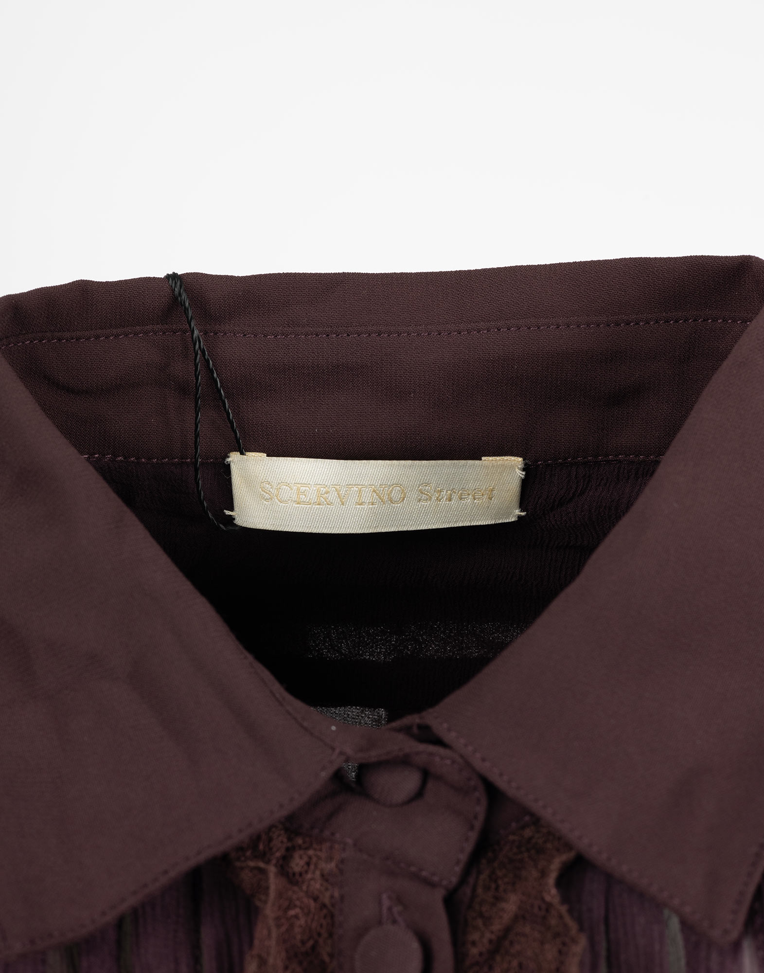 Ermanno Scervino - Camicia anni 2000 burgundy - immagine 3
