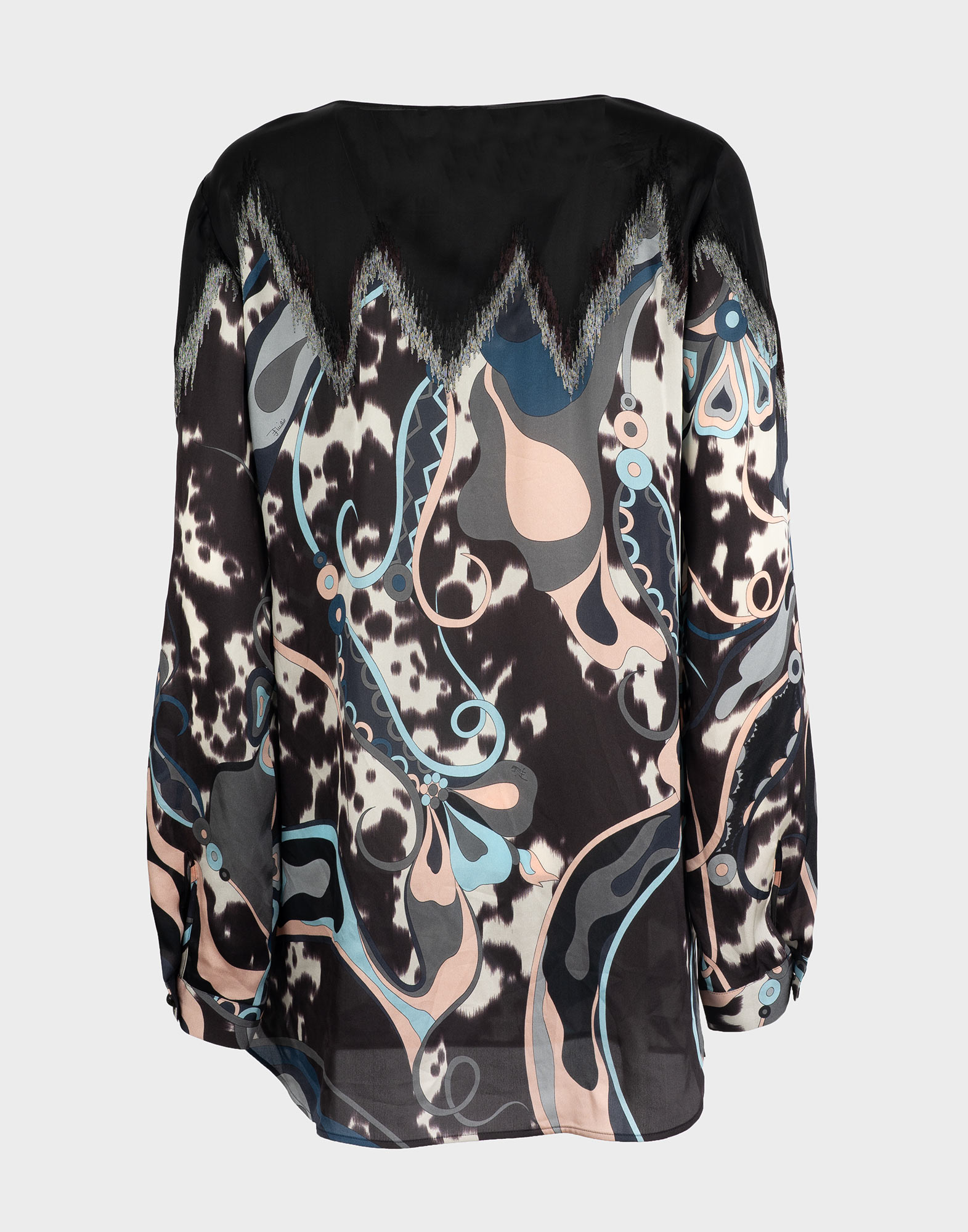 Emilio Pucci - Blusa da donna multicolore in seta anni '90 - immagine 2